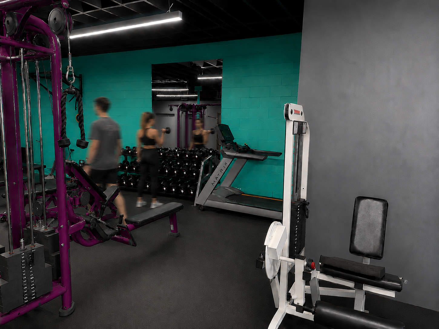 BLD Inc commercial gym expansion in Brea, California with CUP permit services, interior design, ADA accessibility upgrades, private training, open gym space, and one-on-one fitness areas