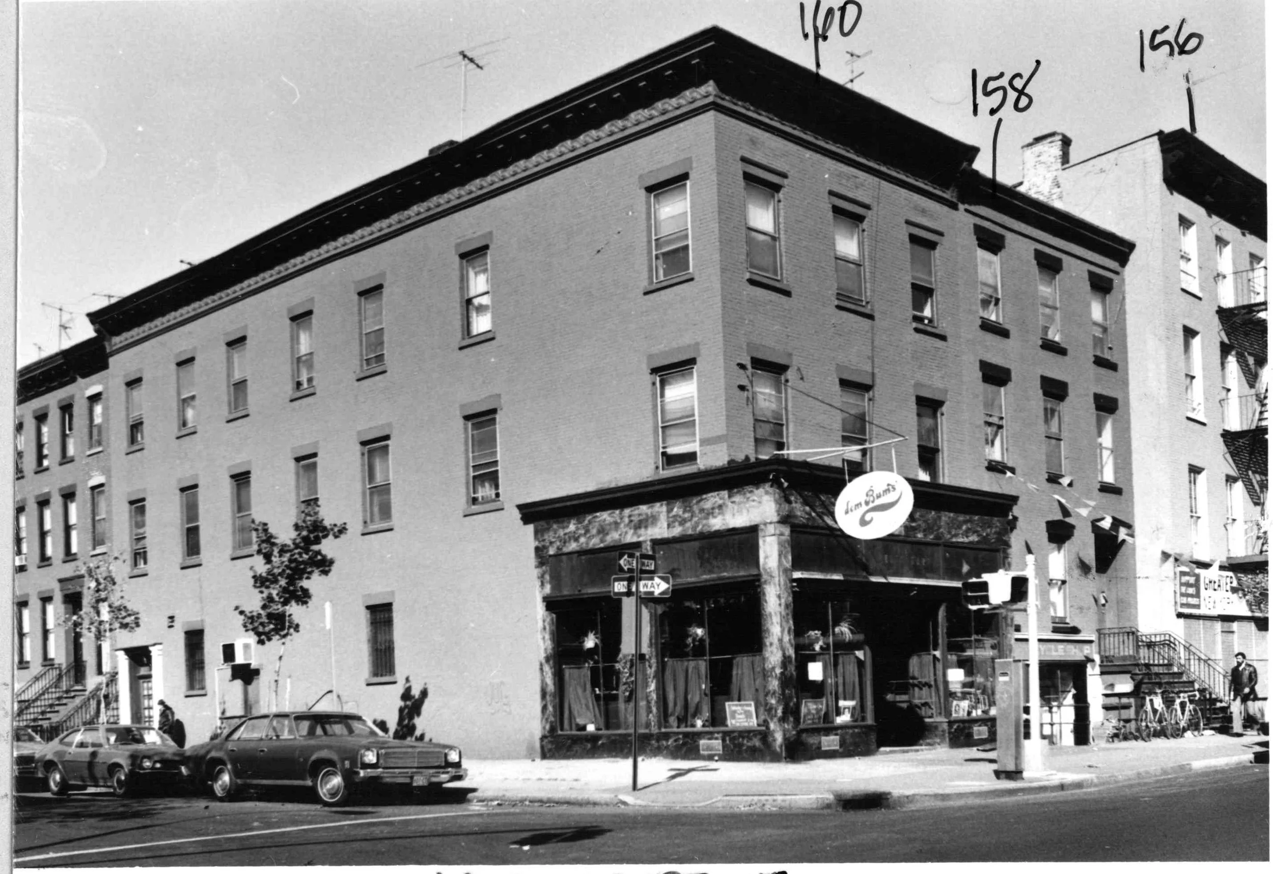 Historic Cobble Hill Brooklyn corner building before its adaptive reuse and renovation into the Rag & Bone retail storefront