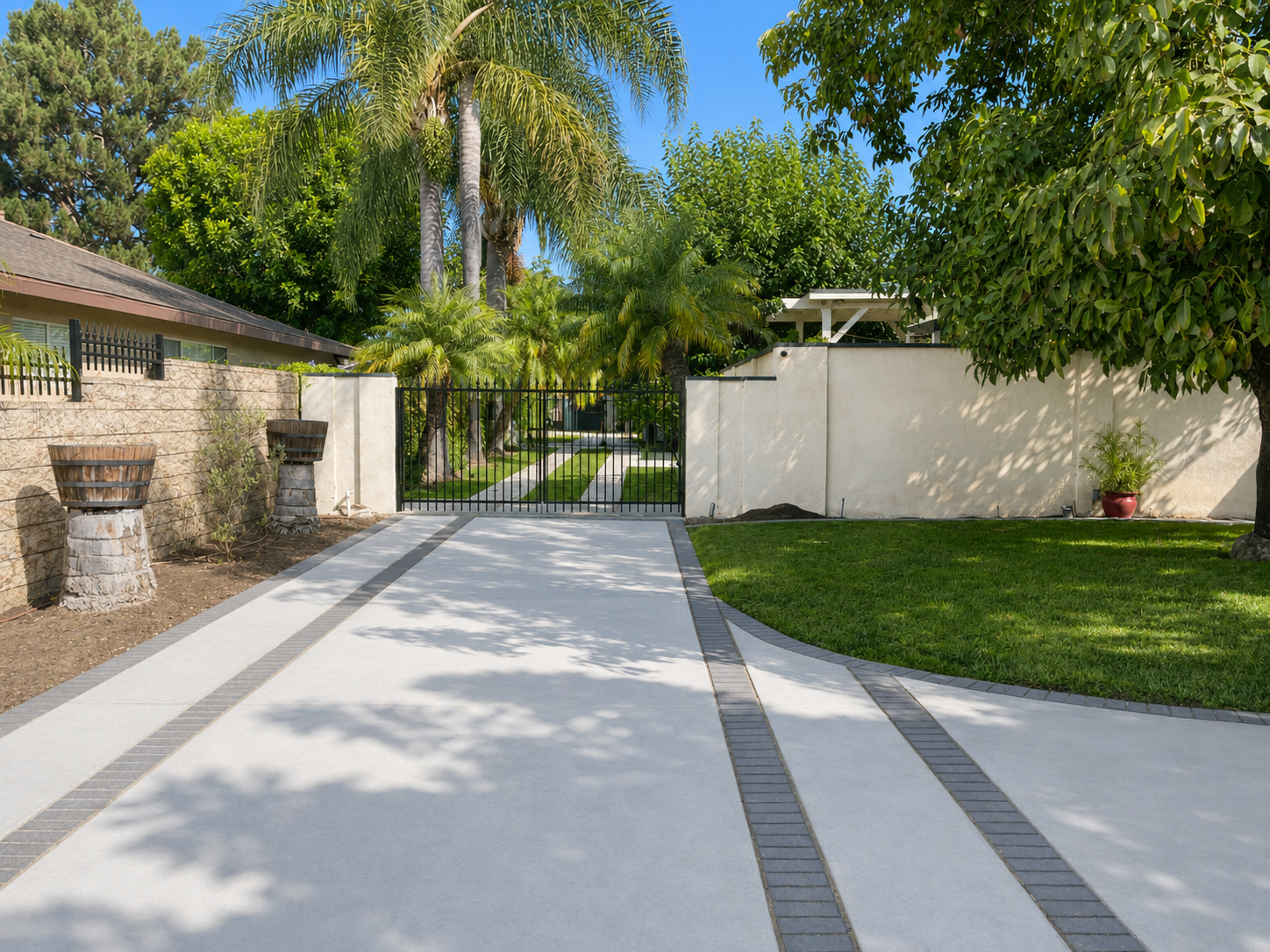 BLD residential yard work and extension in Araiza house