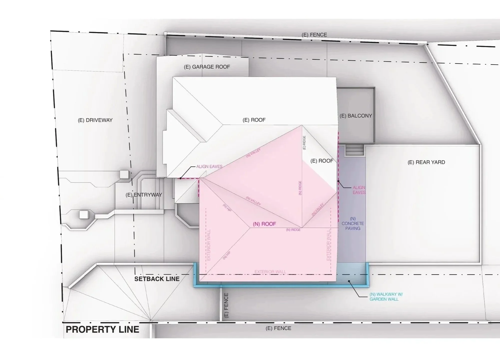 BLD residential second floor expansion with new exterior design in Chino Hills, California