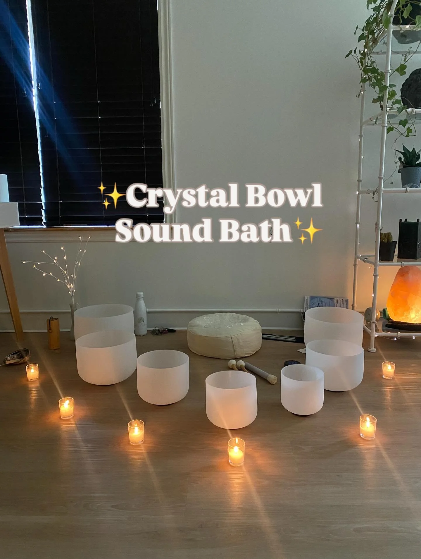 ✨When crystal singing bowls are played, their pure tones ripple through the body and mind, gently guiding brainwaves into deeper states of calm. The nervous system softens, stress begins to melt, and space opens for clarity, release, and renewal. Sou