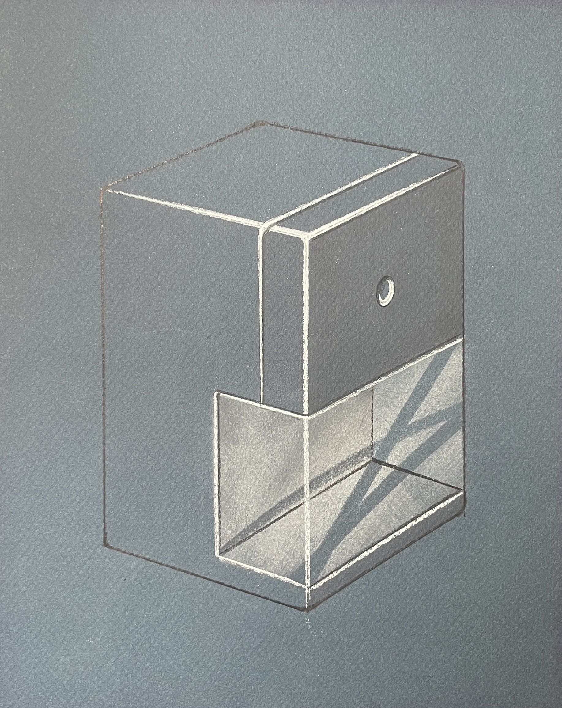 Canson sketch of a pencil sharpener