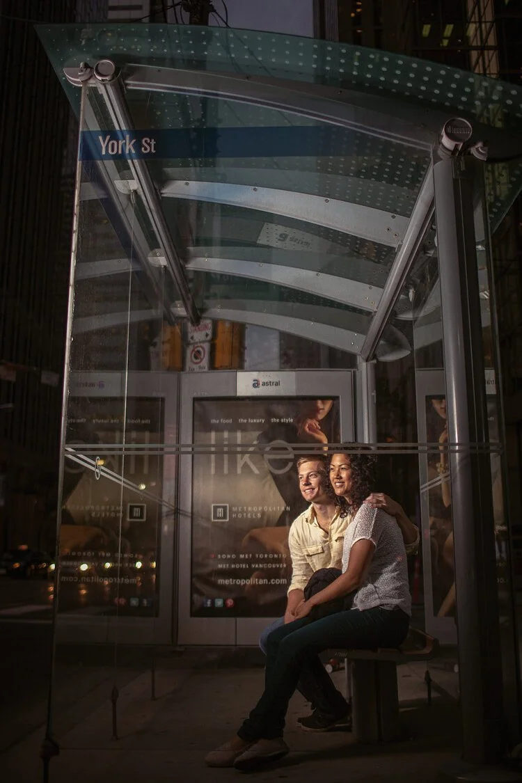 sarnia+engagement+photographer+Toronto+York+St+Bus+Stop.jpeg