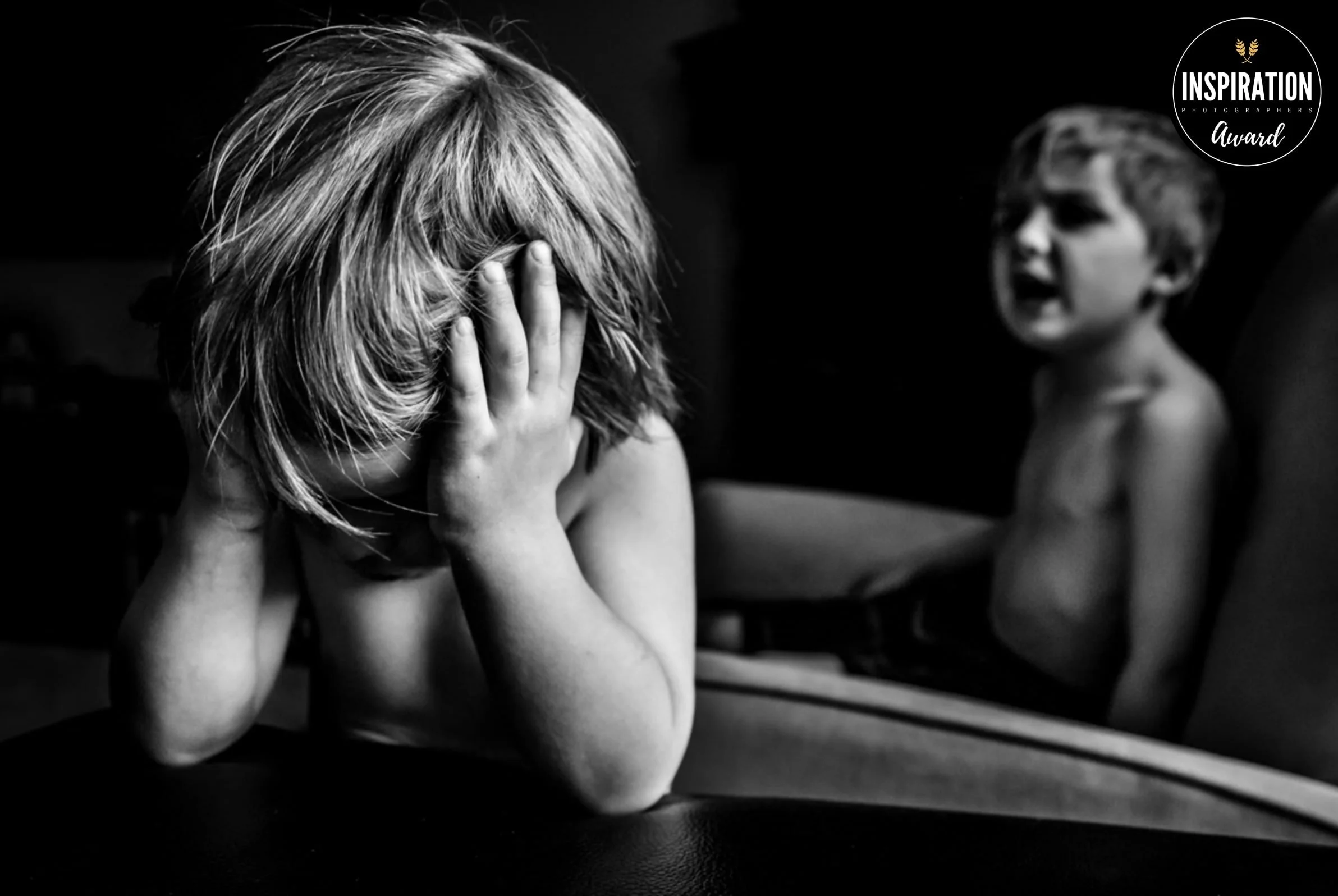 brothers in a fight - an award winning photography by Alison Lapczuk