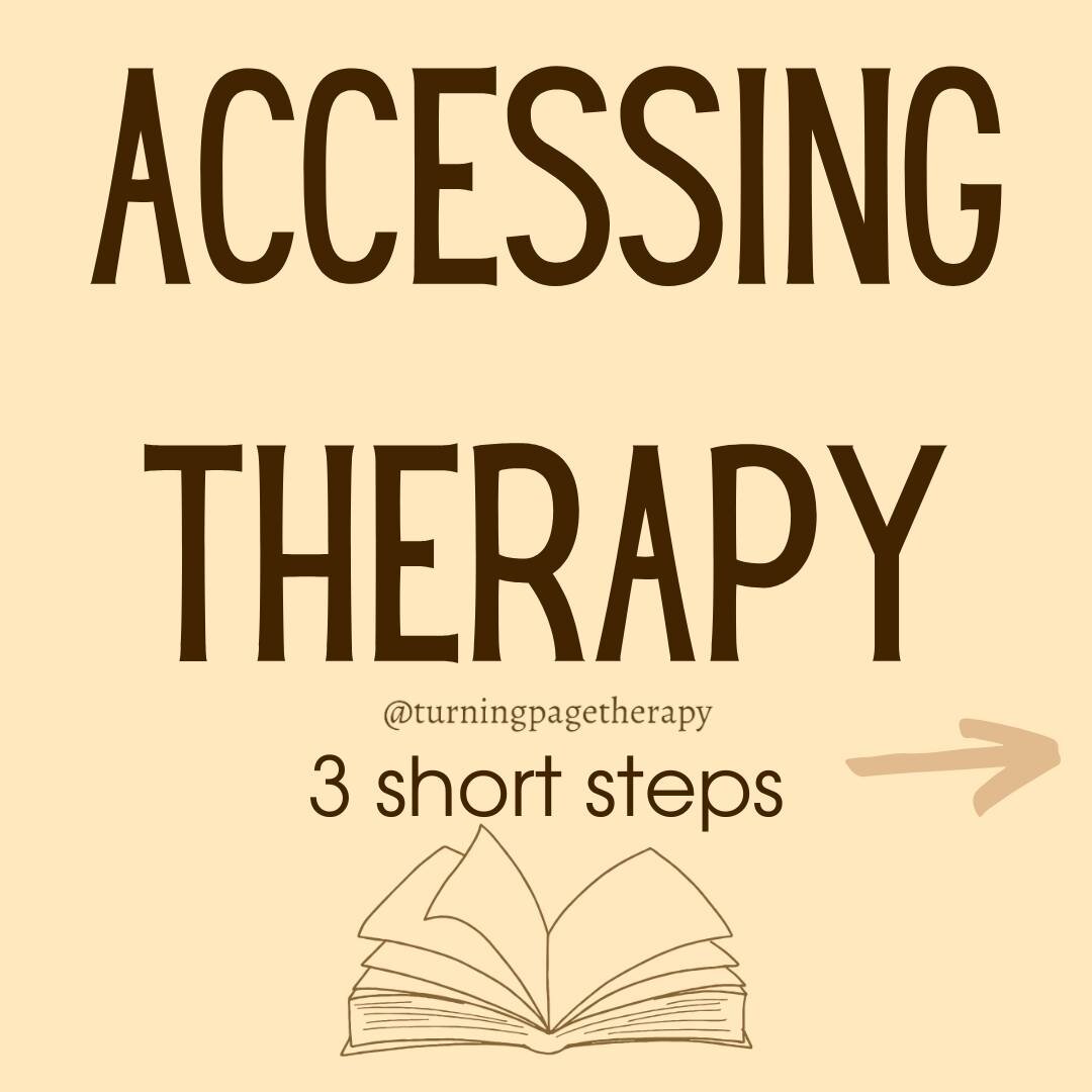 New Blog post ✍🏽

Here I'm talking about how you can access therapy through Turning Page Therapy. I'm exploring some tips to make it easier for you to take that first step and to normalise some of the feelings that might come with it. 👣

Click the 