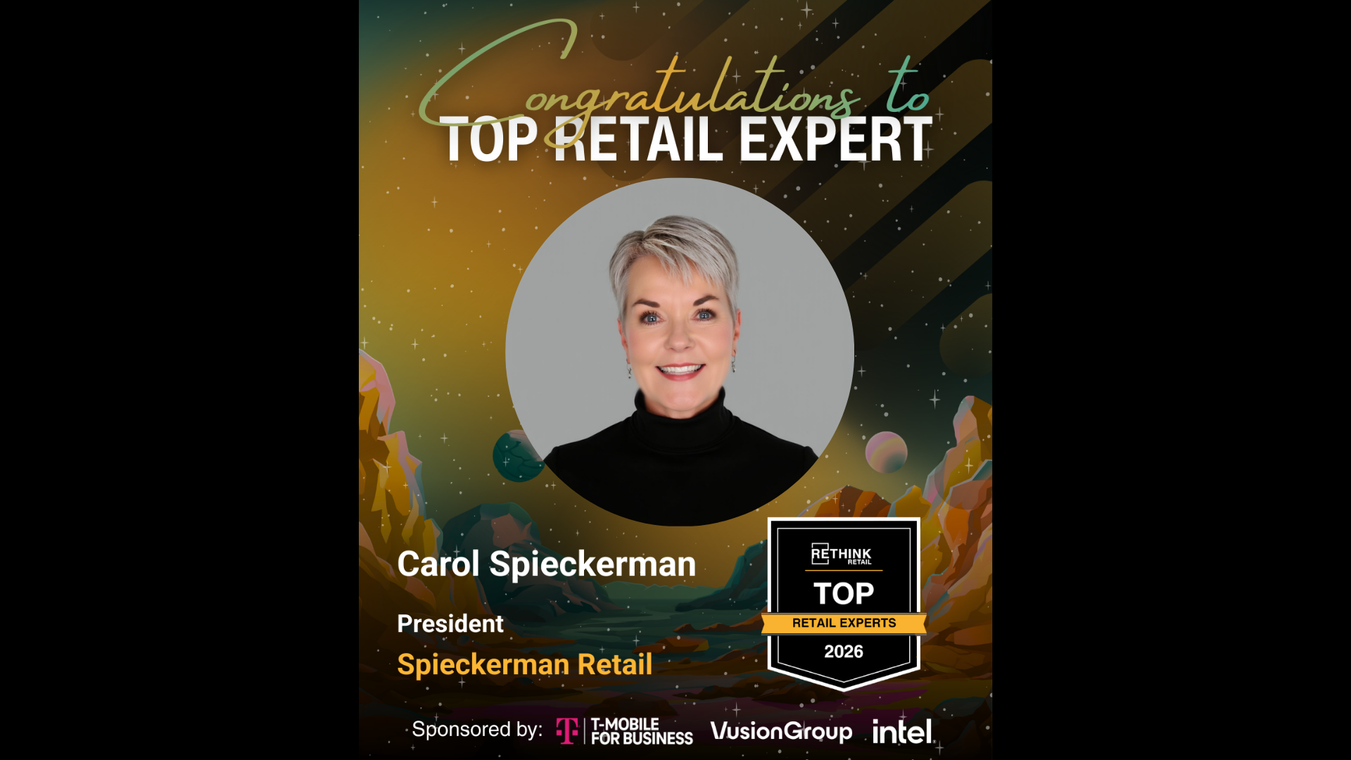 Carol Spieckerman Honored as 2026 Top Retail Expert