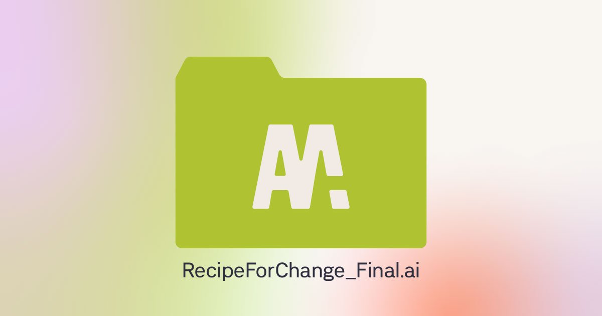Recipe for Change