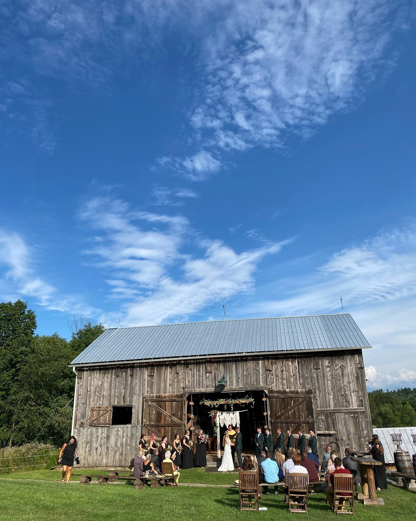 Outdoor Ceremony at Fox Hill Farm in Honesdale PA.jpg