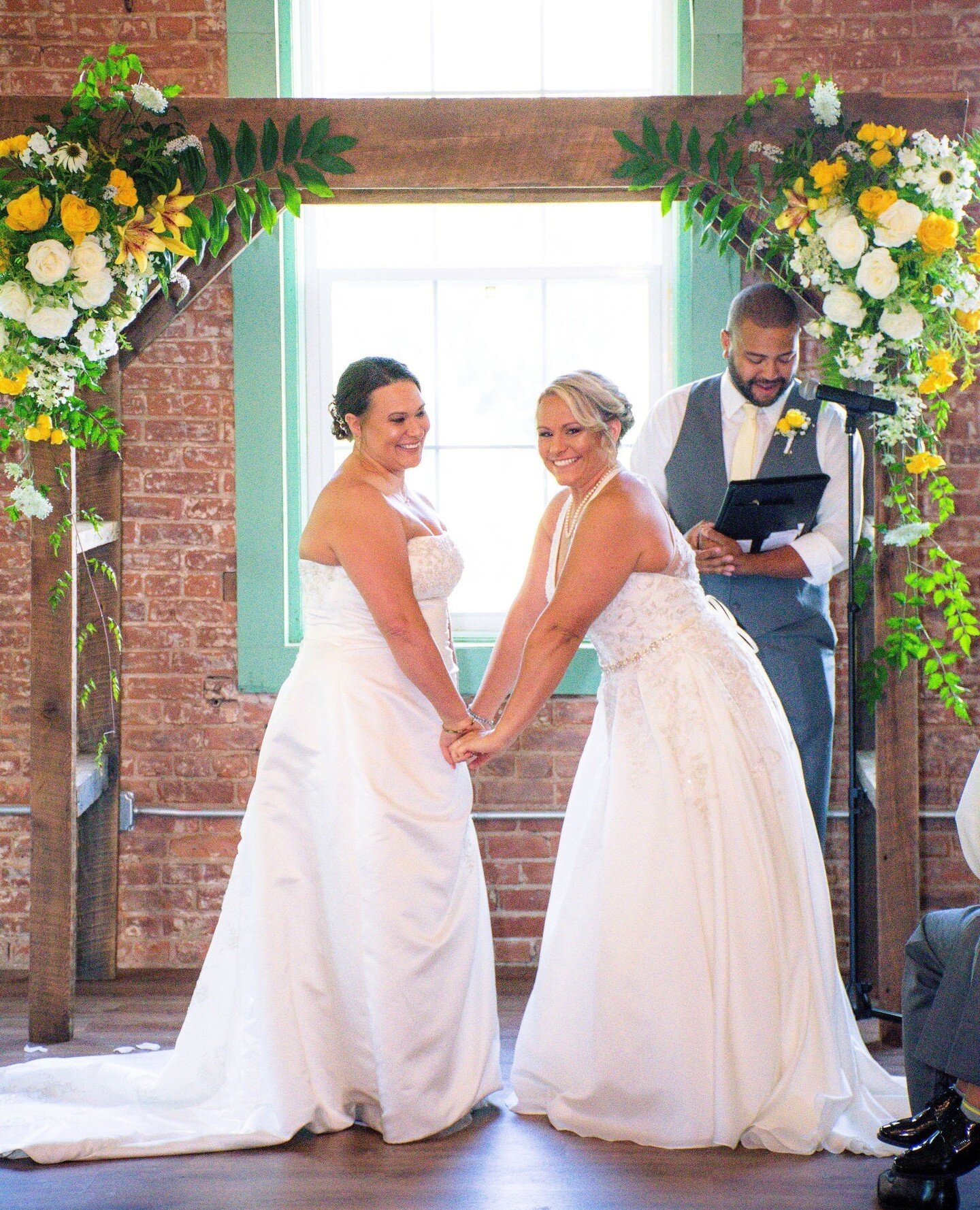 Nothing better than the post-I-do GLOW! ⁠
⁠
@harmonyreneephotography⁠
⁠
#nepawedding #nepaweddings #paweddings #weddingvenuepa ⁠
#rusticweddingvenue #warehouseweddingvenue #diyweddingvenue⁠