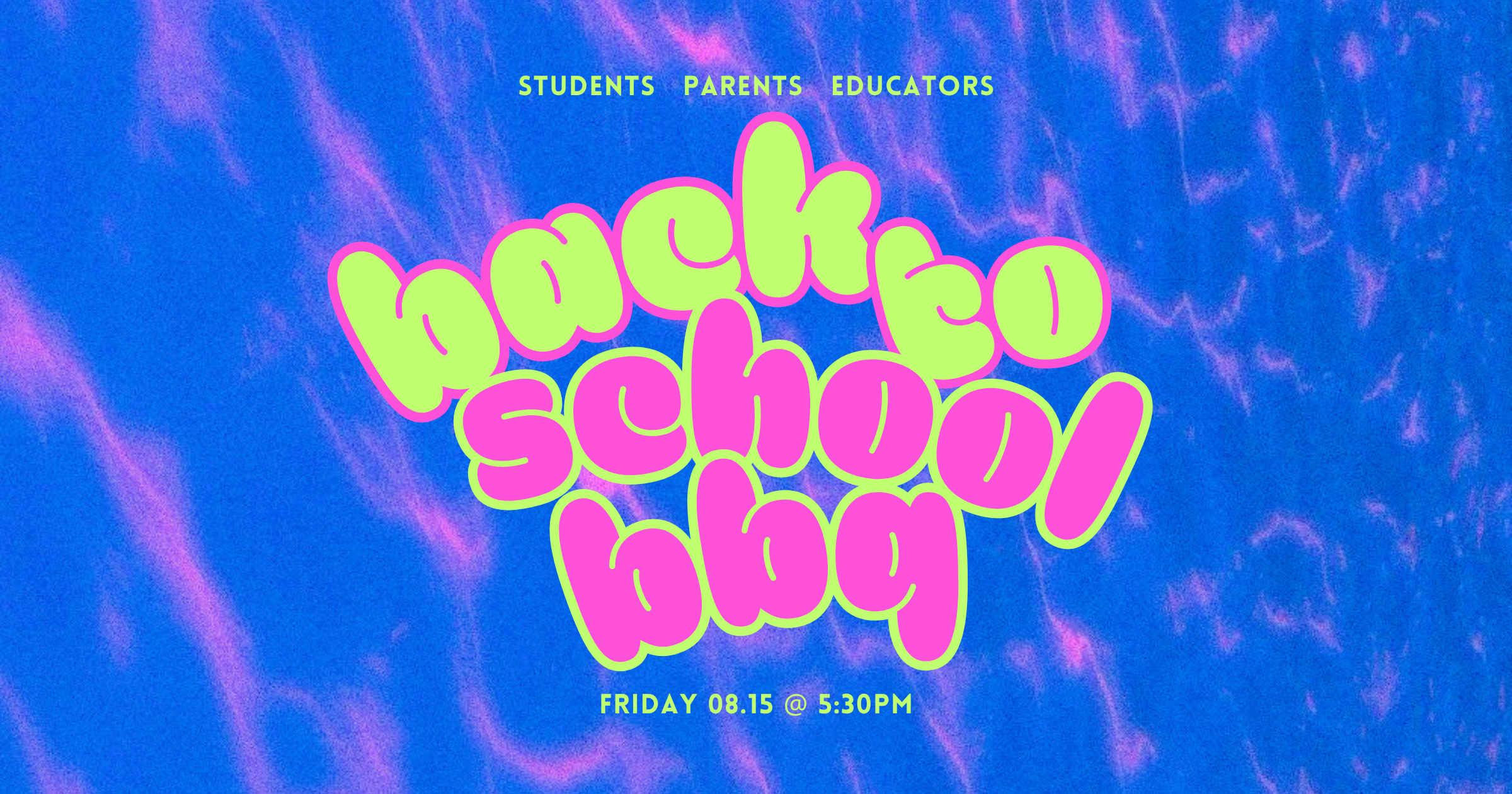 Back to School BBQ
