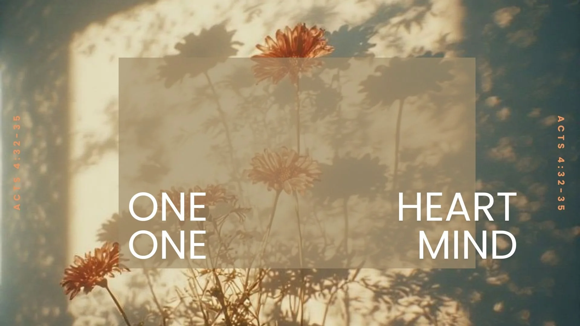 One Heart, One Mind - 3.1.26