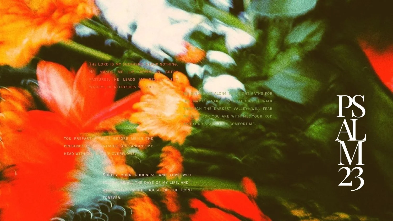 Psalm 23- Mother’s Day - 5.10.26