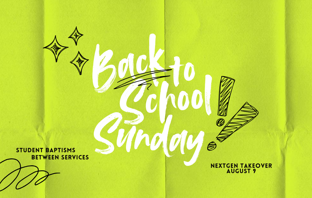 Back to School Sunday