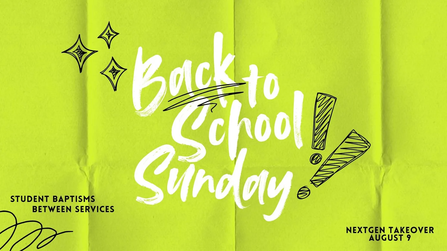 Back To School Sunday - 8.9.26 episode artwork