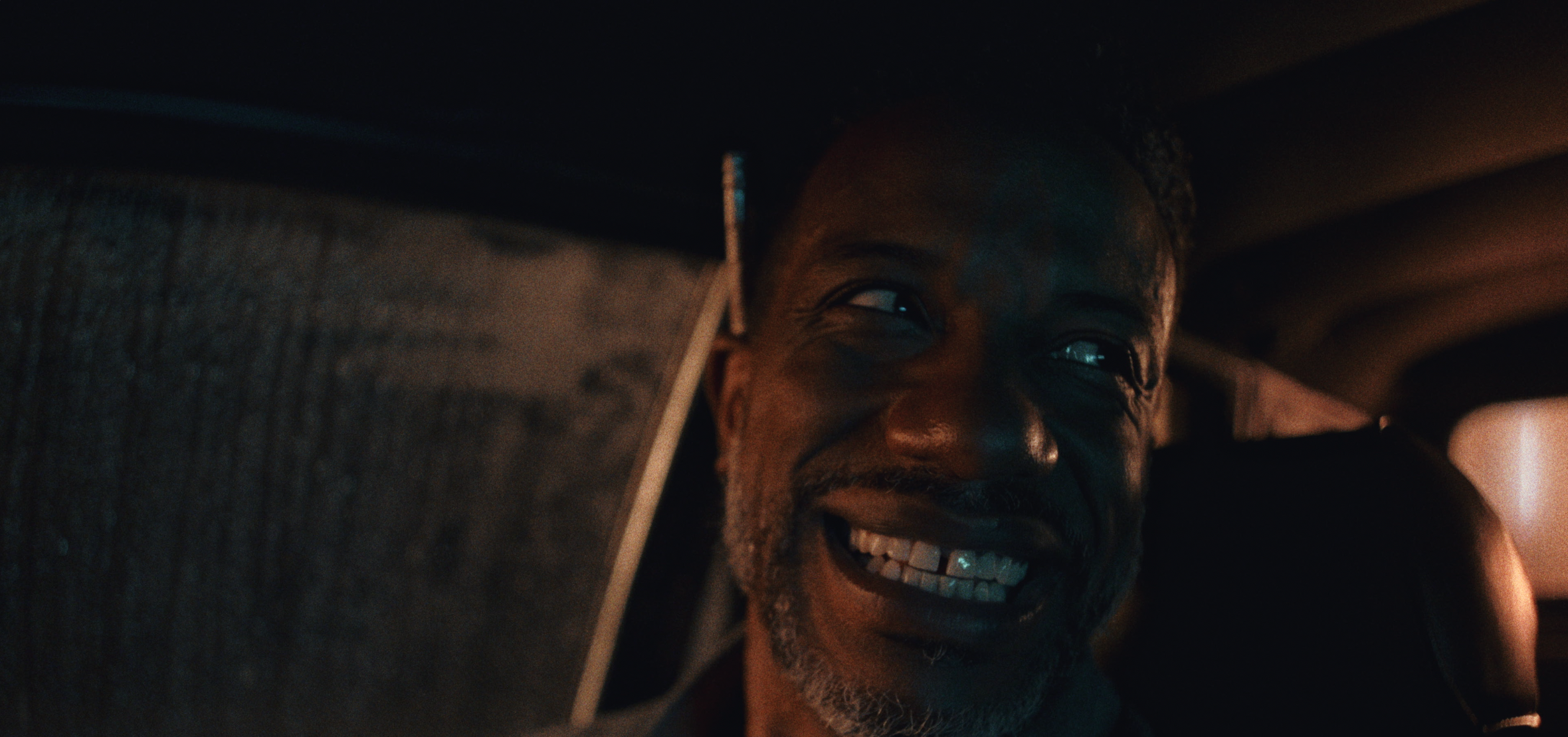 Jay Jones close up in the film Thomasville