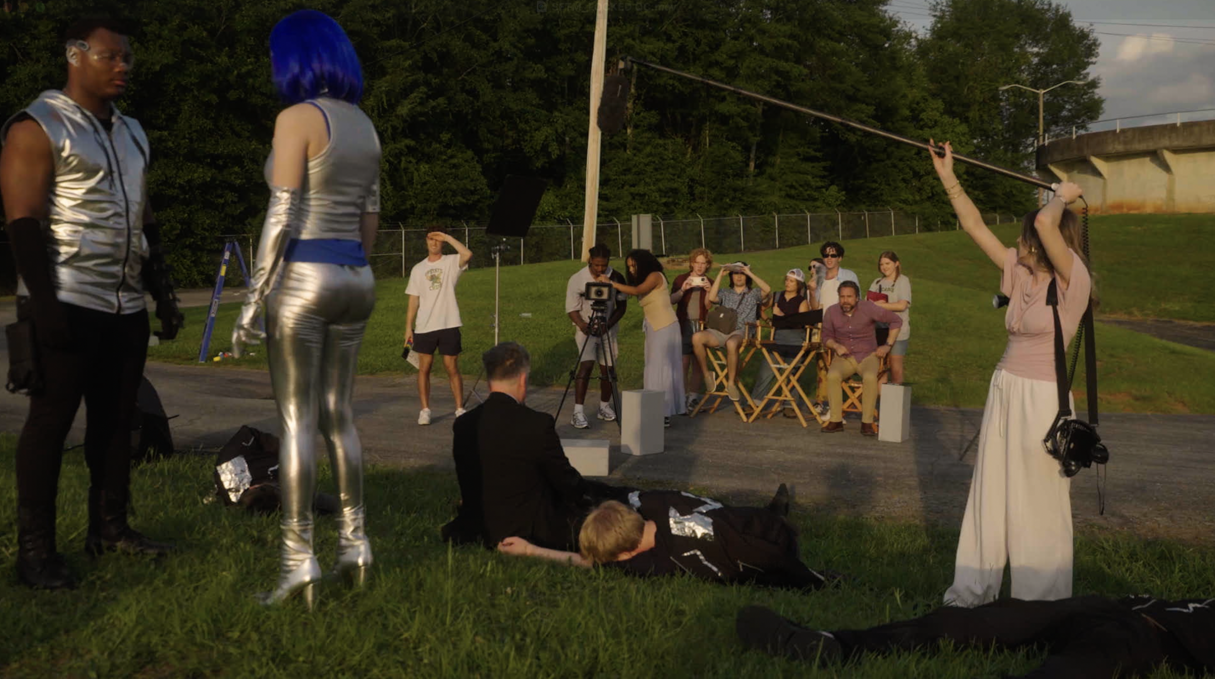 Making the film within "Student Film the Movie."