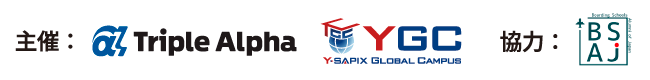 BS Fair 主催団体 Triple Alpha_YGC_BSAJ LOGO