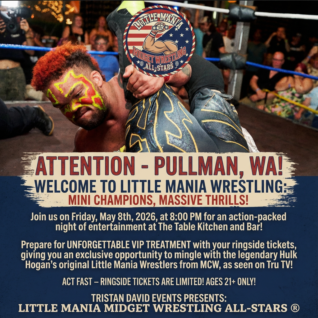 Little Mania: Friday, May 8th, 2026, at 8:00 PM at The Table Kitchen and Bar in Pullman, WA!