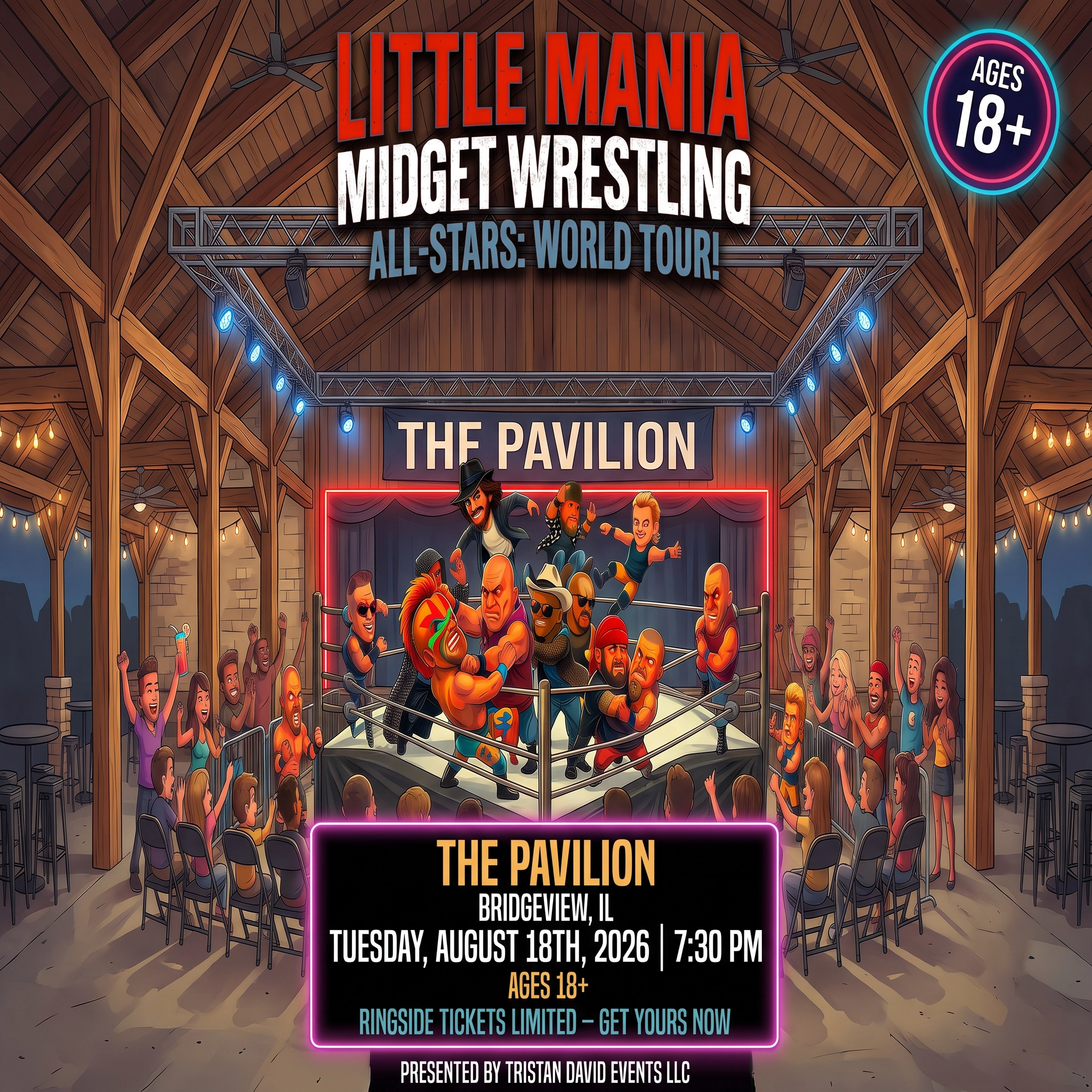 Little Mania: Tuesday, August 18th, 2026, at 7:30 PM at The Pavilion in Bridgeview, IL!