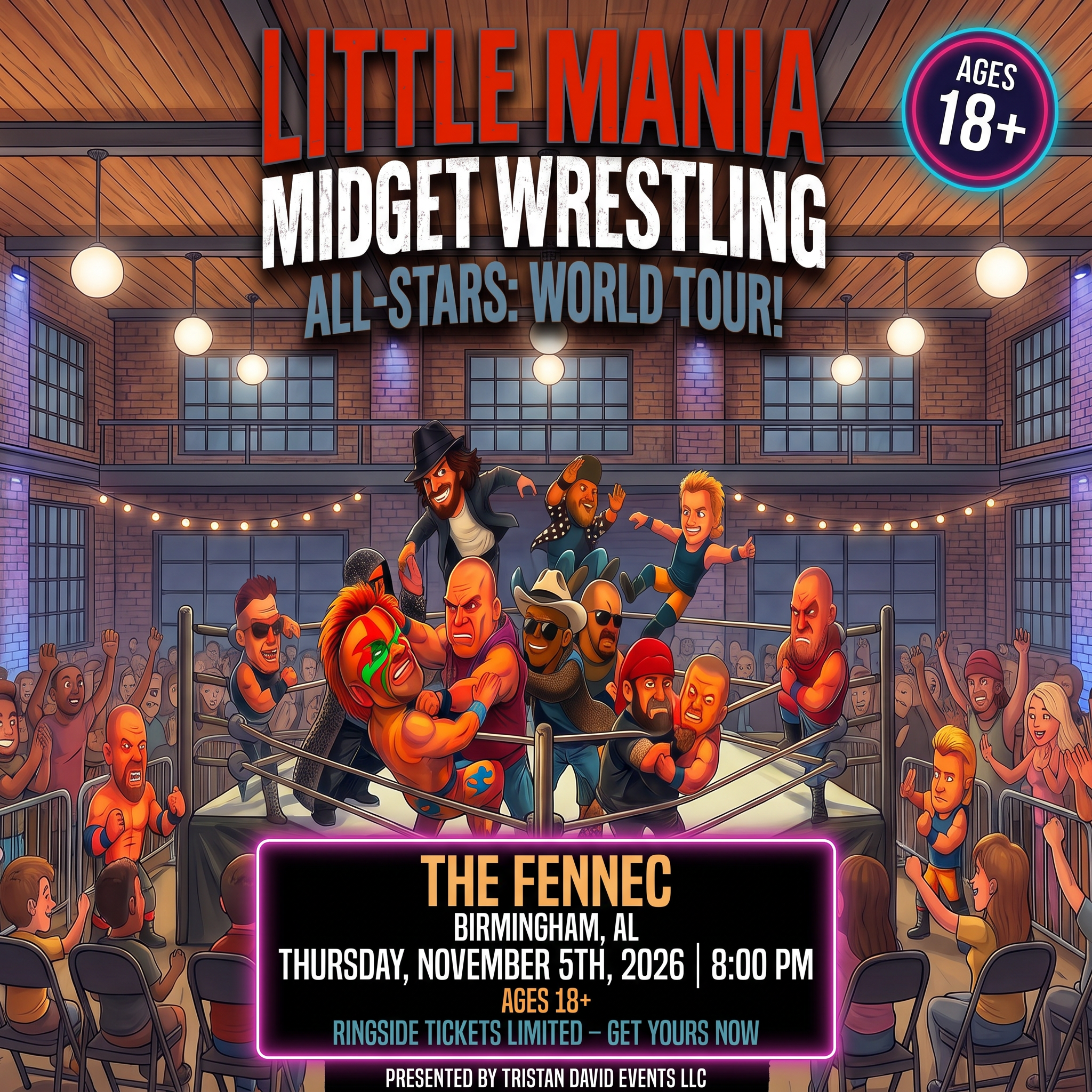 Little Mania: Thursday, November 5th, 2026, at 8:00 PM at The Fennec - Sports, Live Music, Events in Birmingham, AL!