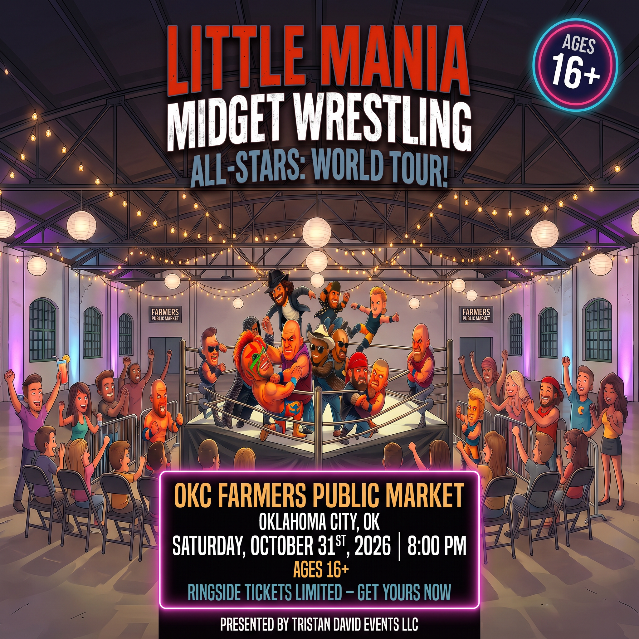 Little Mania: Saturday, October 31st, 2026, at 8:00 PM at OKC Farmers Public Market in Oklahoma City, OK!