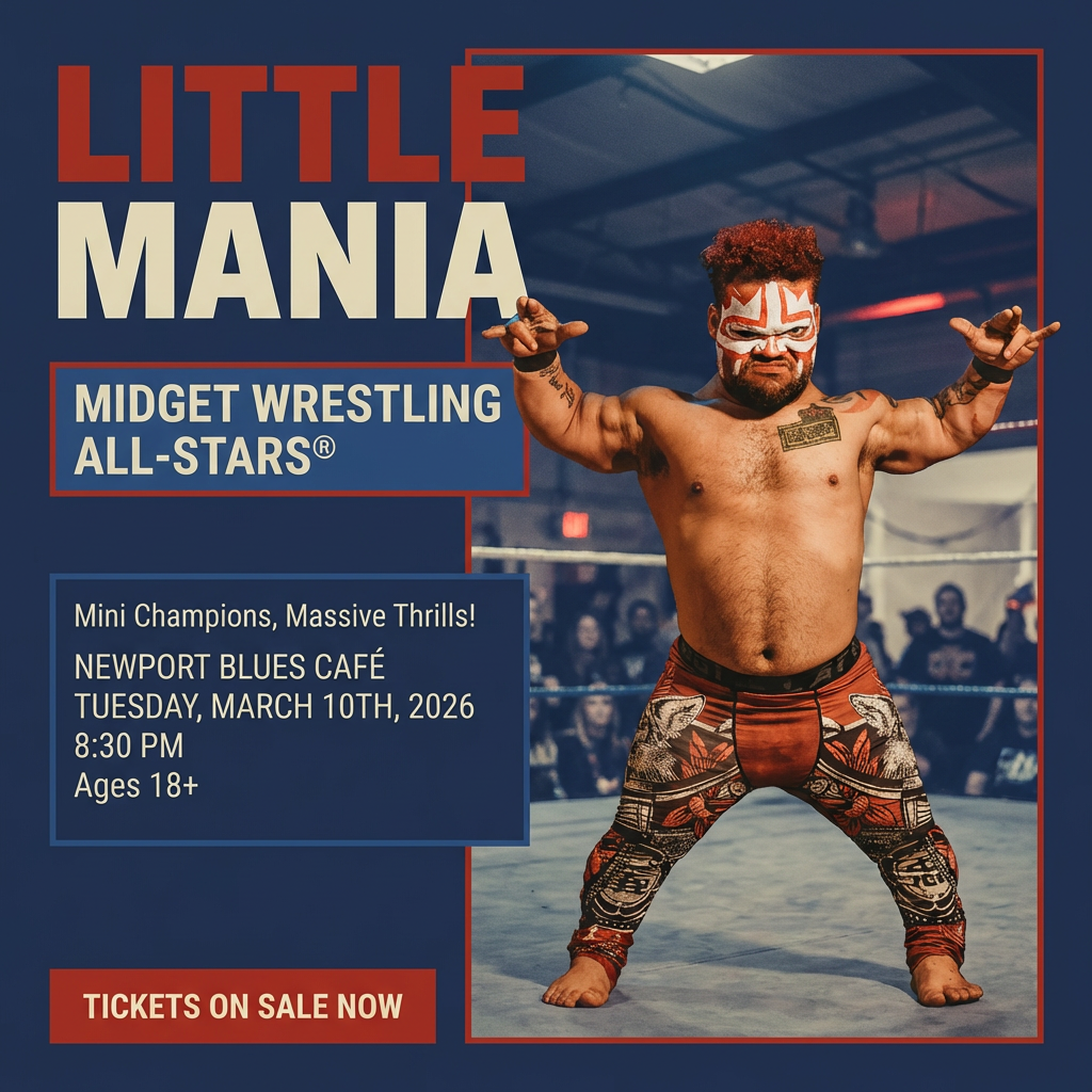 Little Mania: Tuesday, March 10th, 2026, at 8:30 PM at Newport Blues Café in Newport, RI!