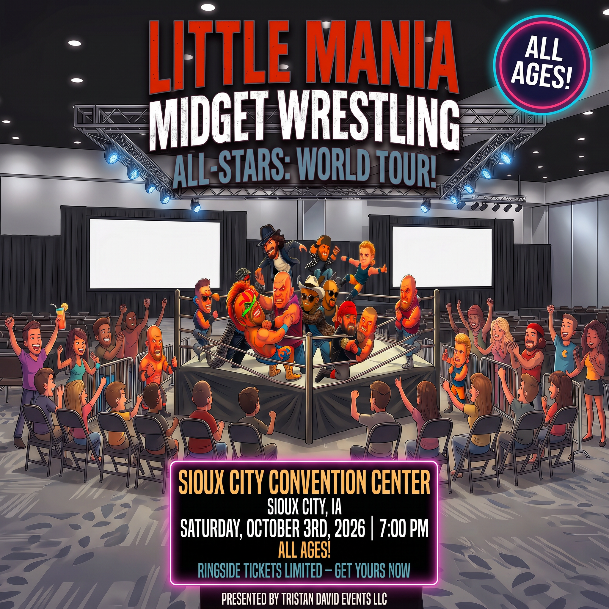 Little Mania: Saturday, October 3rd, 2026, at 7:00 PM at Sioux City Convention Center in Sioux City, IA!