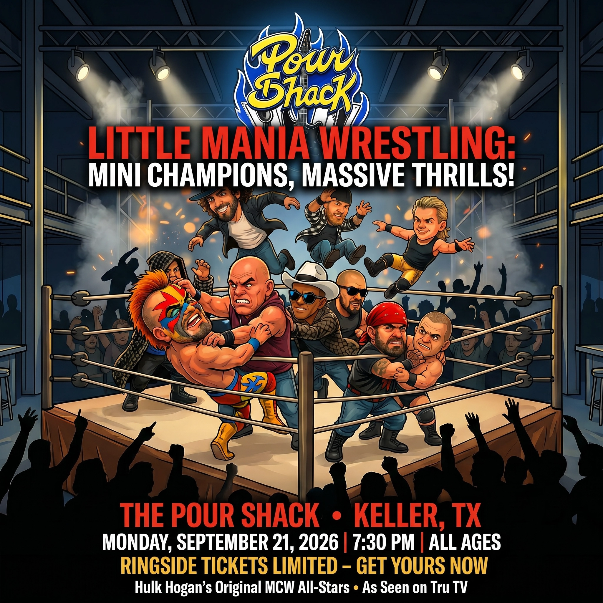 Little Mania: Monday, September 21st, 2026, at 7:30 PM at The Pour Shack in Keller, TX!