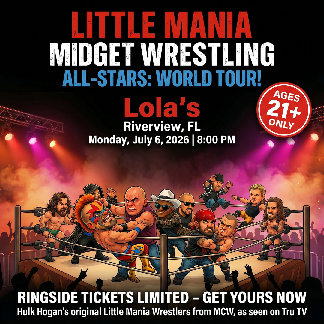 Little Mania: Monday, July 6, 2026, at 8:00 PM at Lola's in Riverview, FL!