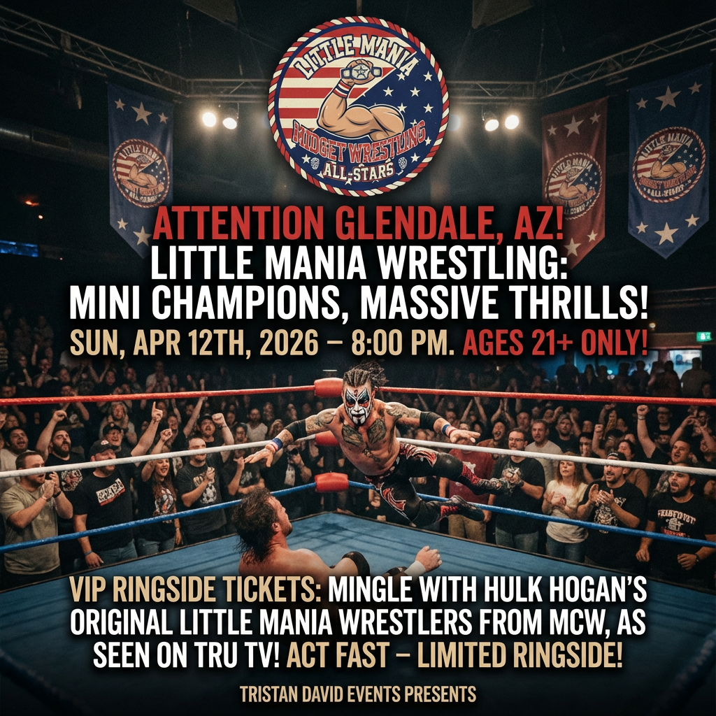 Little Mania: Sunday, April 12th, 2026, at 8:00 PM at The 44 Sports Grill & Nightlife in Glendale, AZ!