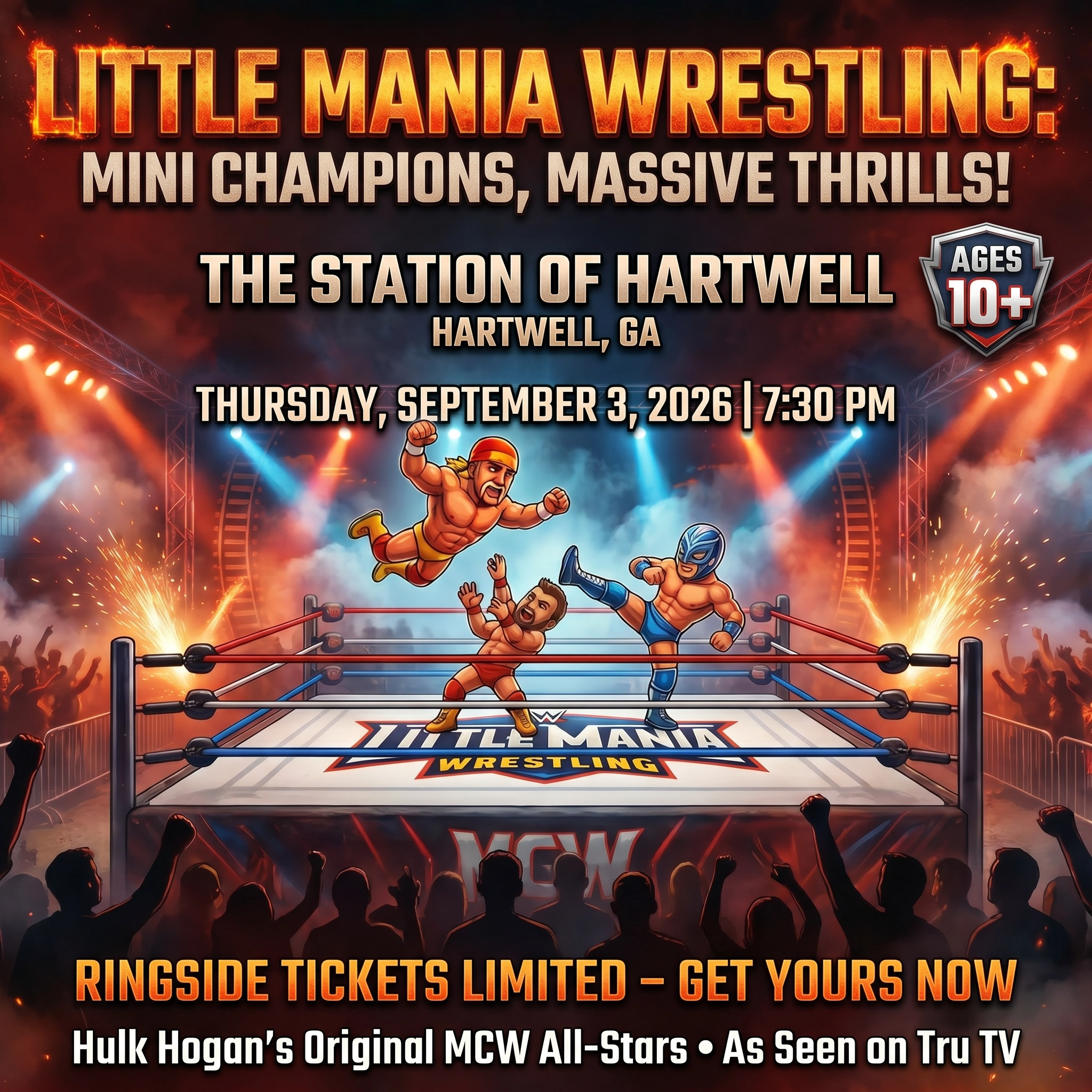 Little Mania: Thursday, September 3rd, 2026, at 7:30 PM at The Station of Hartwell in Hartwell, GA!
