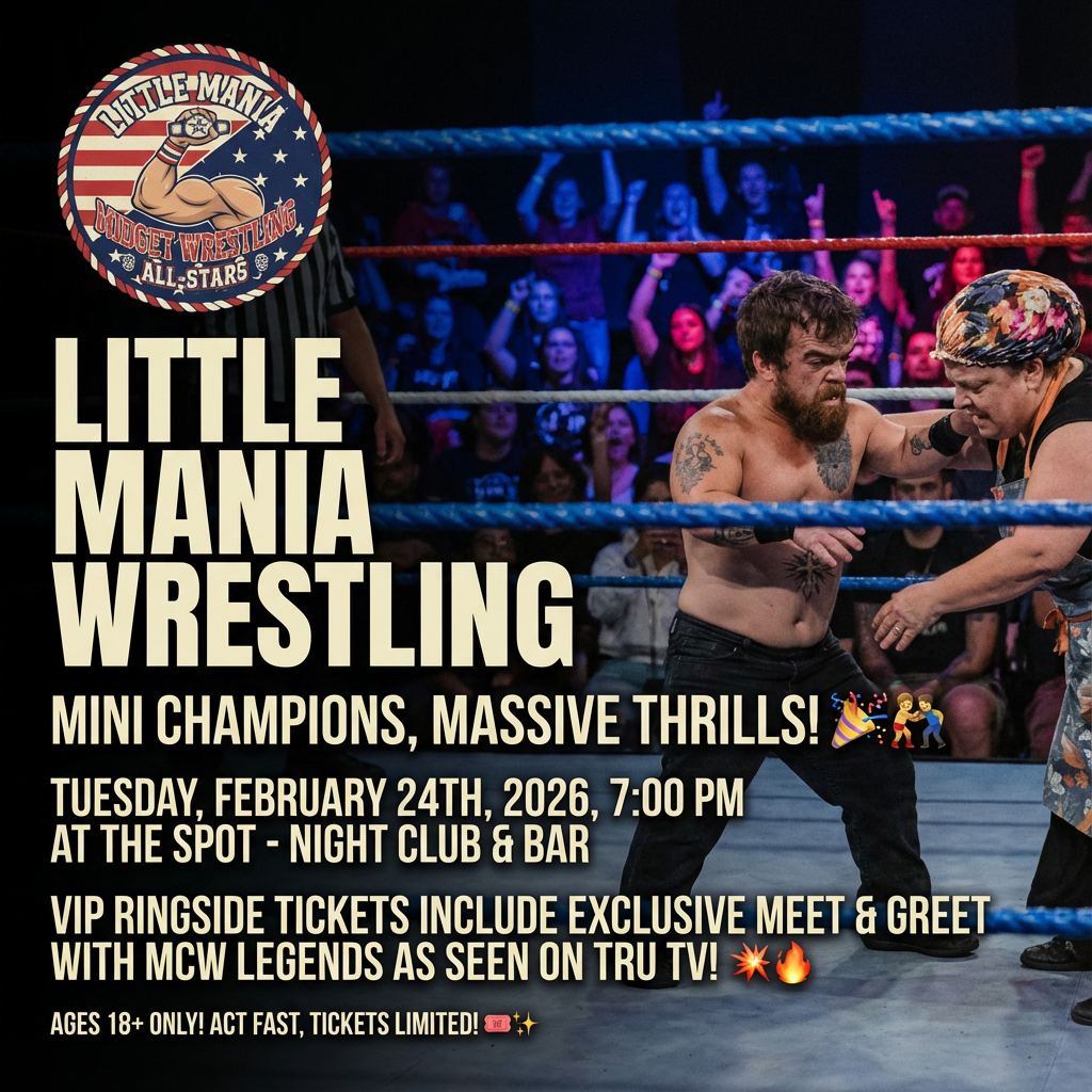 Little Mania: Tuesday, February 24th, 2026, at 7:00 PM at The Spot - Night Club & Bar in Mobile, AL!