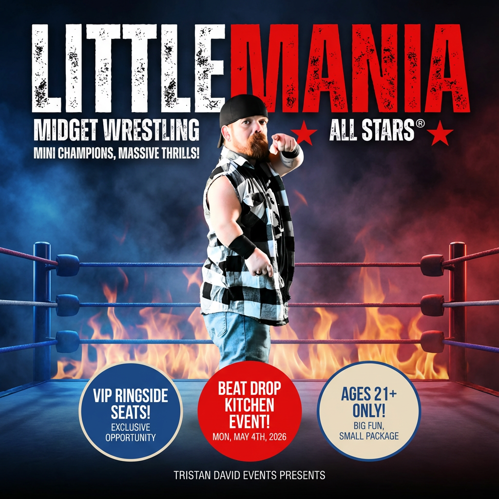 Little Mania: Monday, May 4th, 2026, at 9:00 PM at Beat Drop Kitchen and Event Center in Lacey, WA!