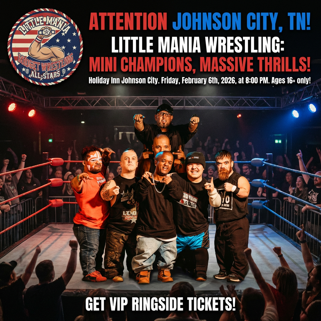 Little Mania: Friday, February 6th, 2026, at 8:00 PM at Holiday Inn Johnson City by IHG in Johnson City, TN!