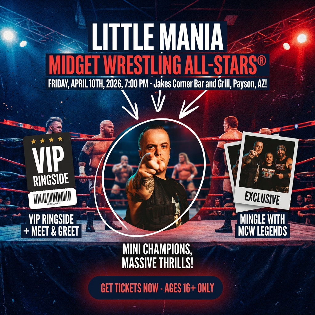 Little Mania: Friday, April 10th, 2026, at 7:00 PM at Jakes Corner Bar and Grill in Payson, AZ!