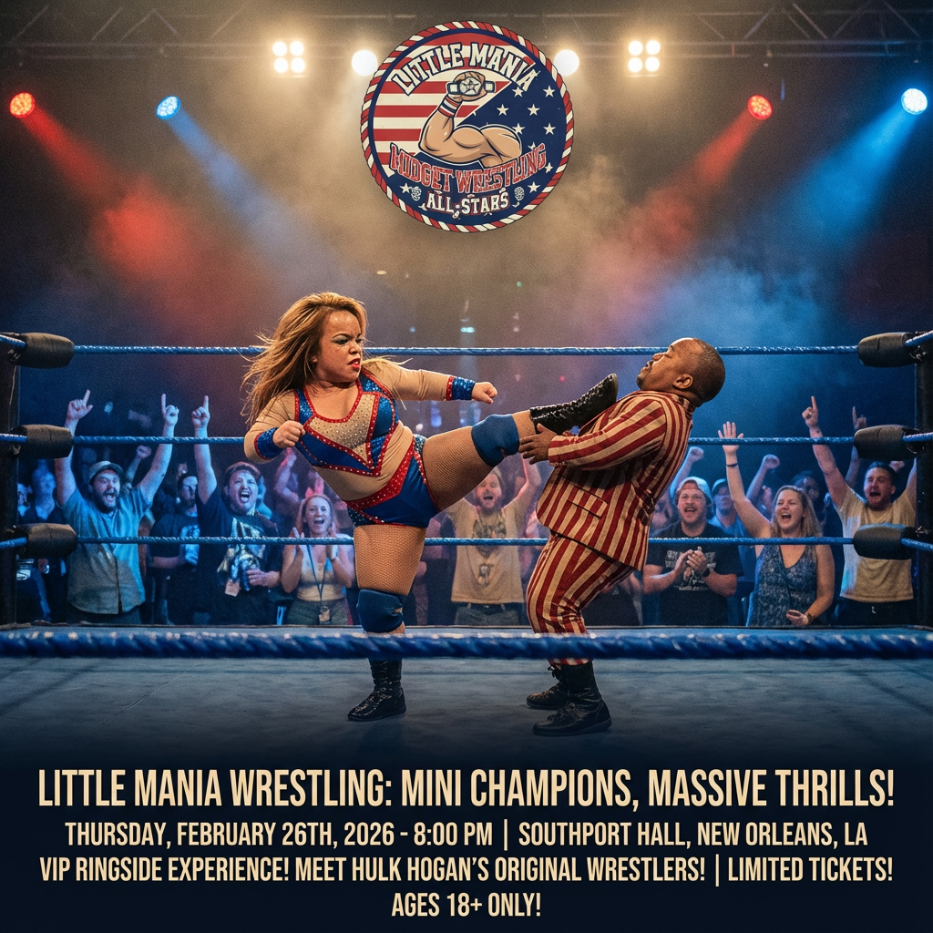 Little Mania: Thursday, February 26th, 2026, at 8:00 PM at Southport Hall in New Orleans, LA!