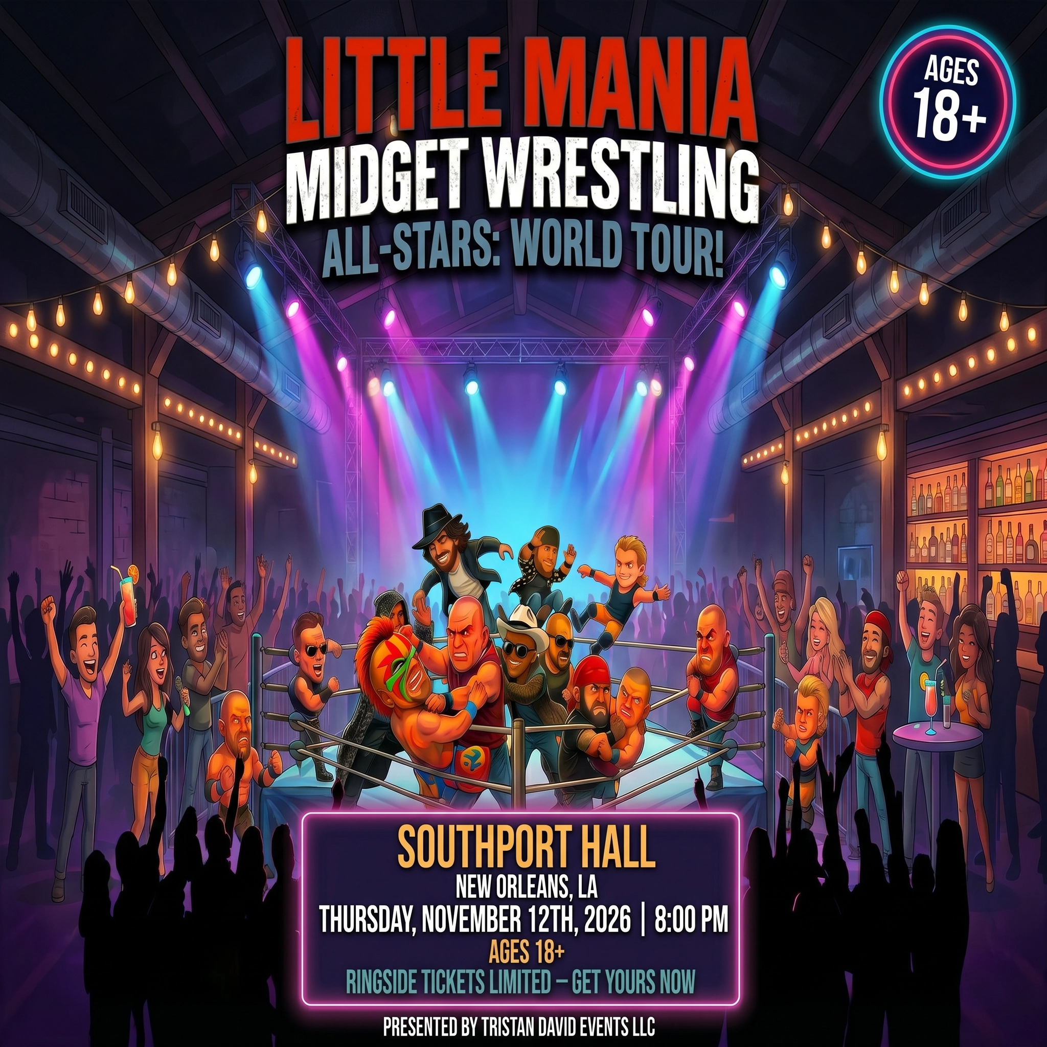 Little Mania: Thursday, November 12th, 2026, at 8:00 PM at Southport Hall in New Orleans, LA!
