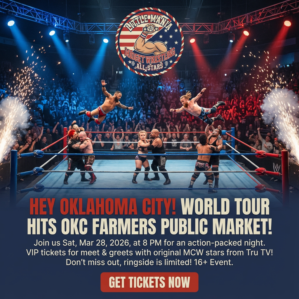 Little Mania: Saturday, March 28, 2026, at 8:00 PM at OKC Farmers Public Market in Oklahoma City, OK!