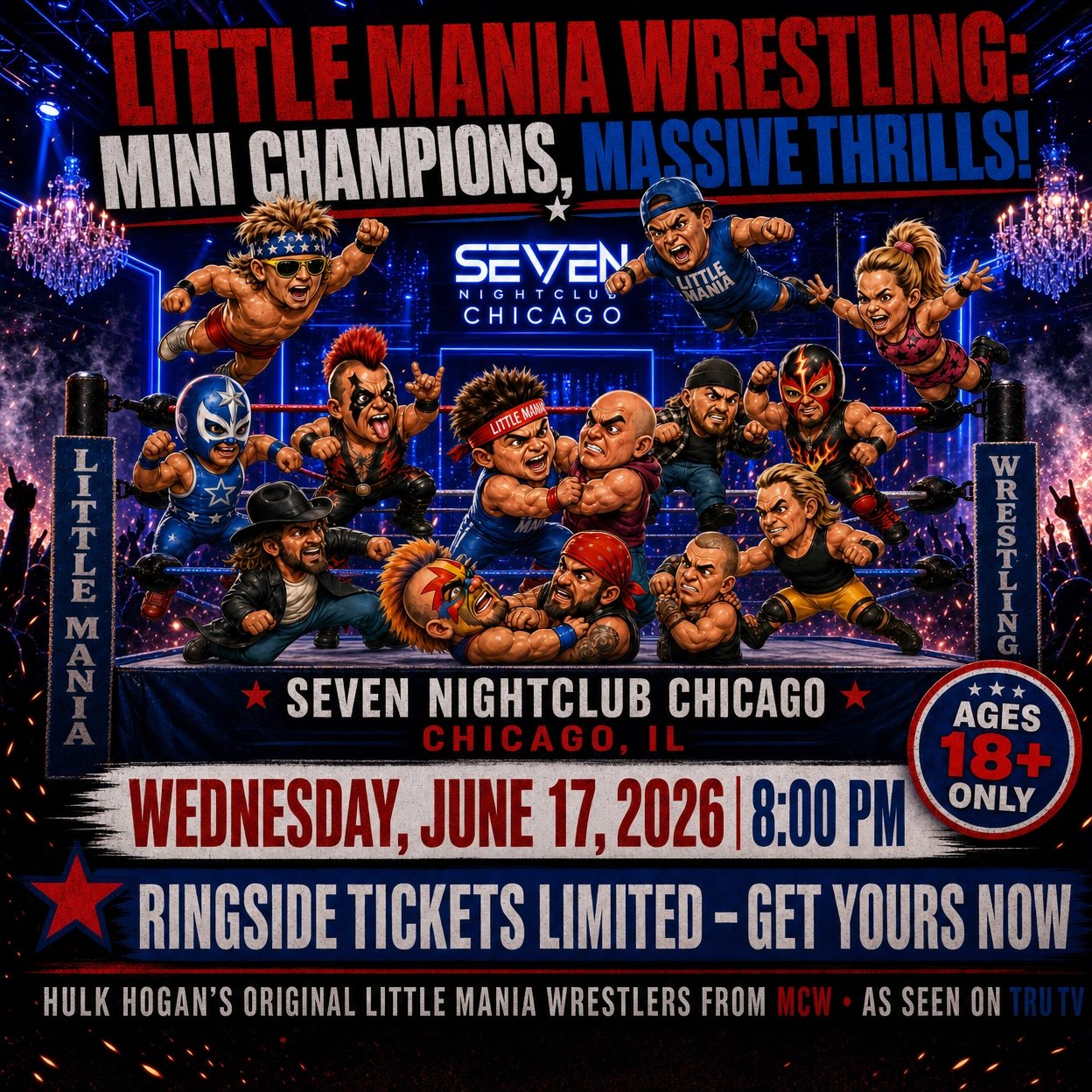 Little Mania: Wednesday, June 17th, 2026, at 8:00 PM at Seven Nightclub in Chicago, IL!