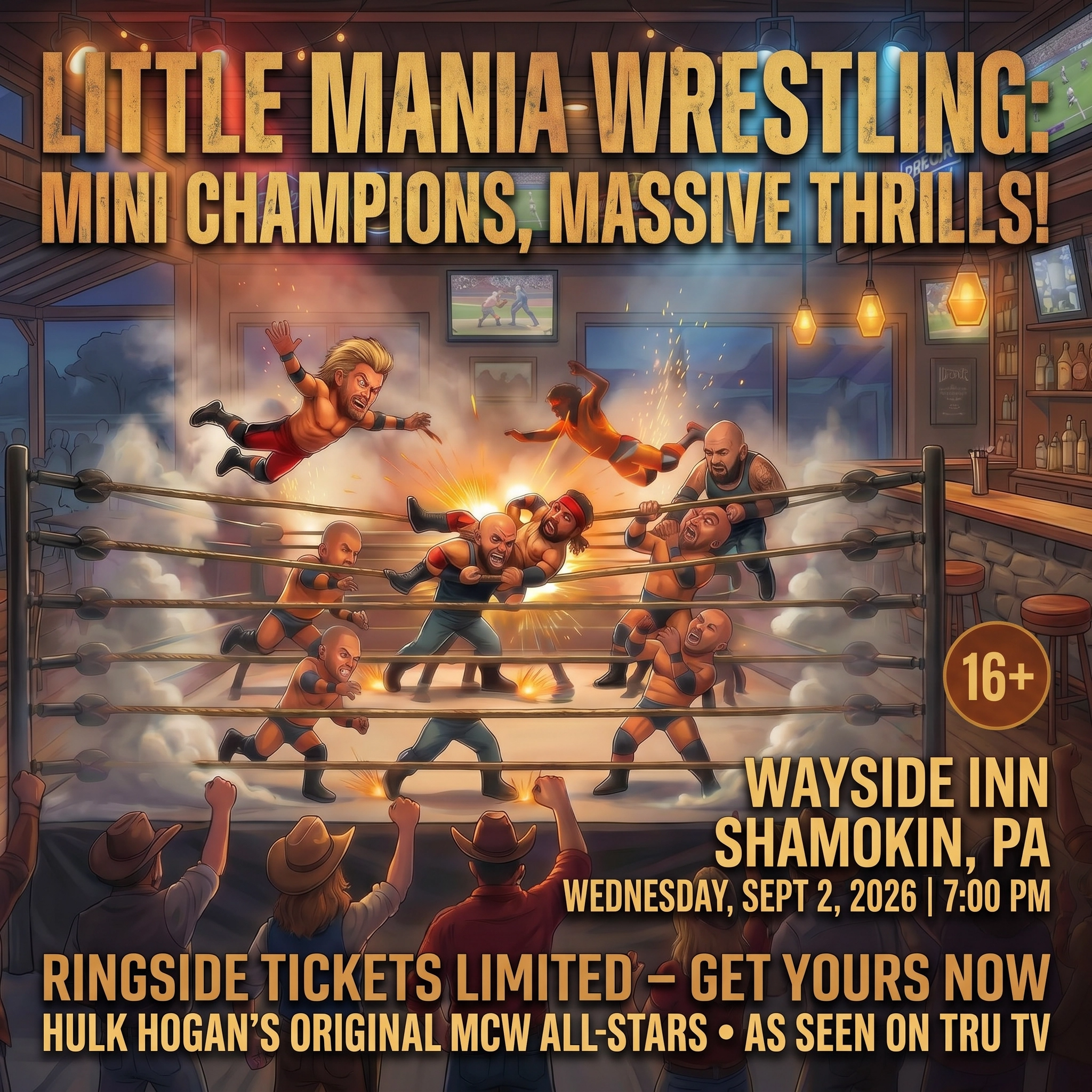 Little Mania: Wednesday, September 2nd, 2026, at 7:00 PM at Wayside Inn in Shamokin, PA!
