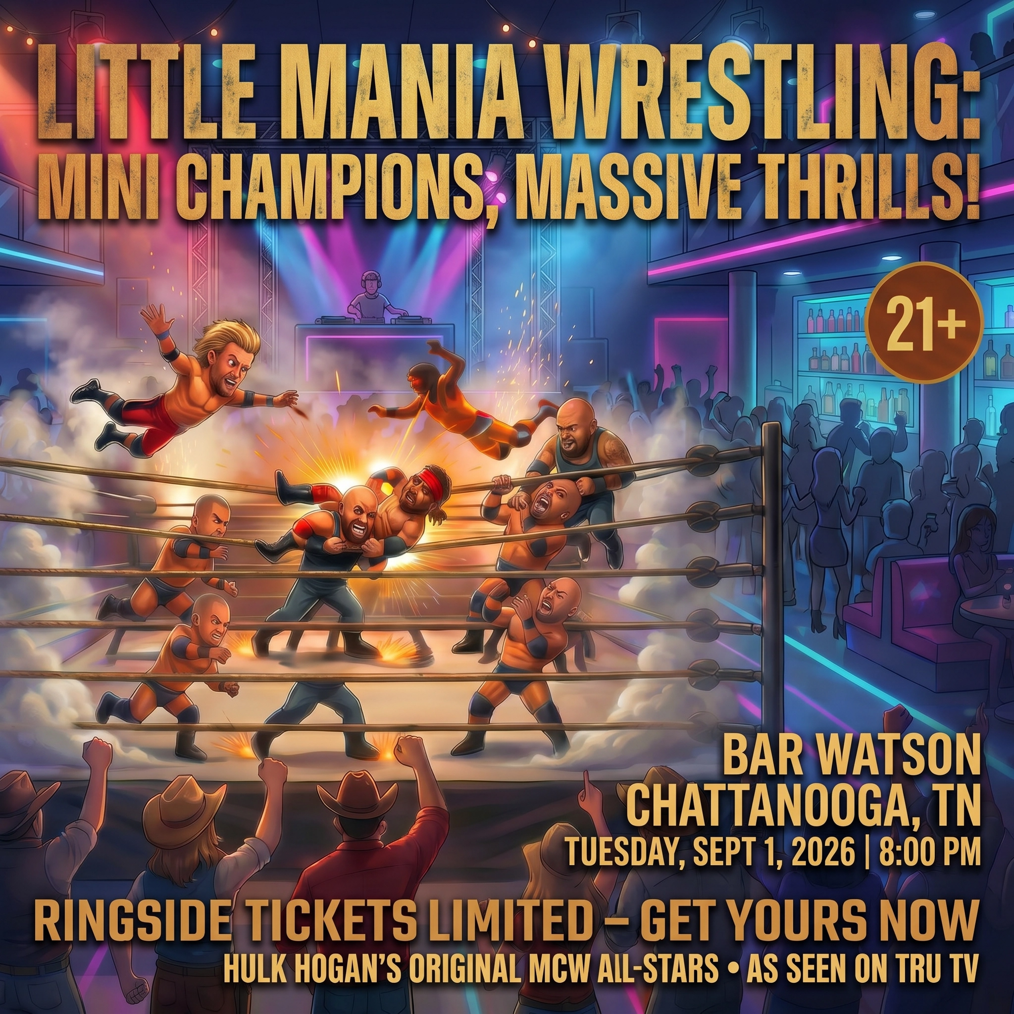 Little Mania: Tuesday, September 1st, 2026, at 8:00 PM at Bar Watson in Chattanooga, TN!