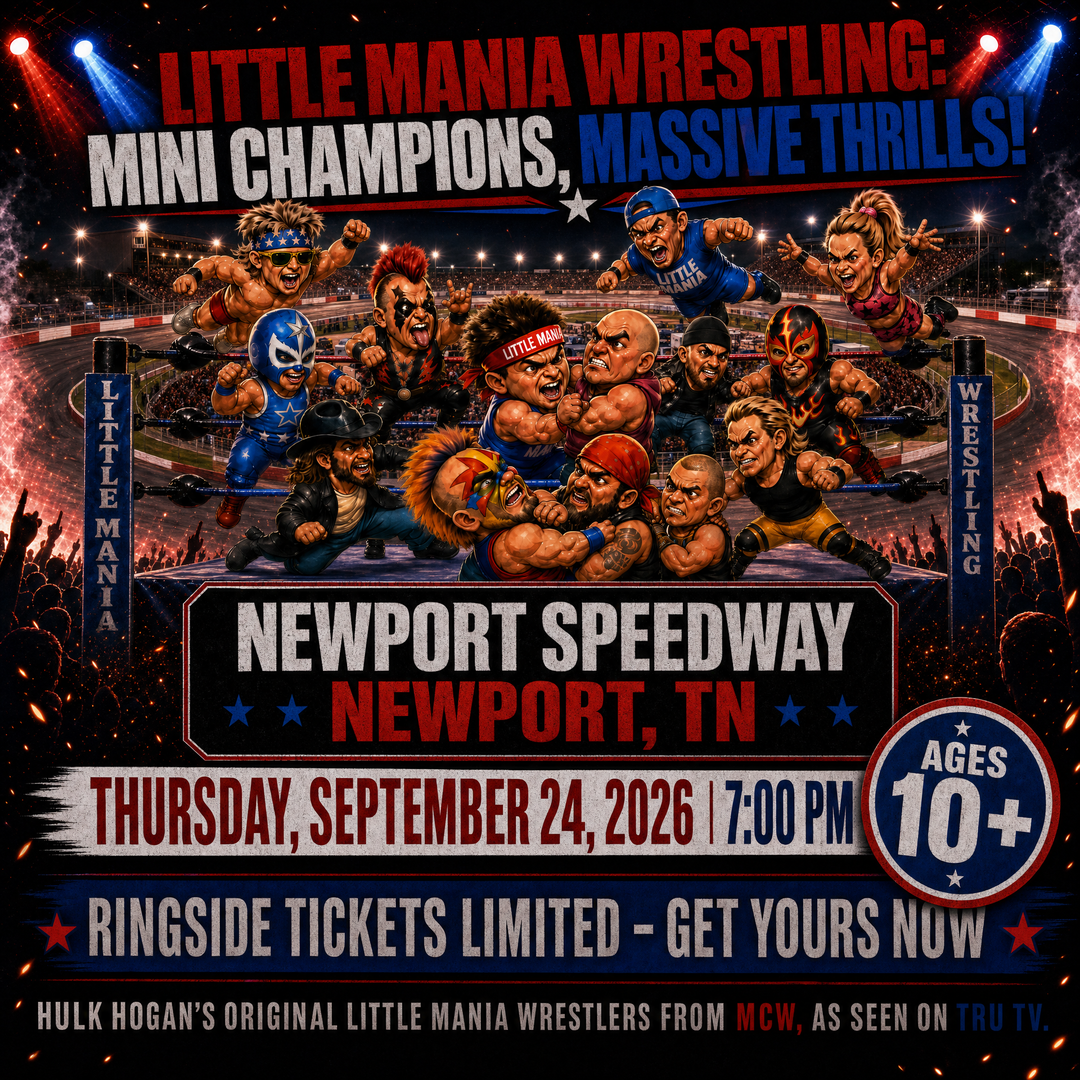 Little Mania: Thursday, September 24th, 2026, at 7:00 PM at Newport Speedway in Newport, TN!