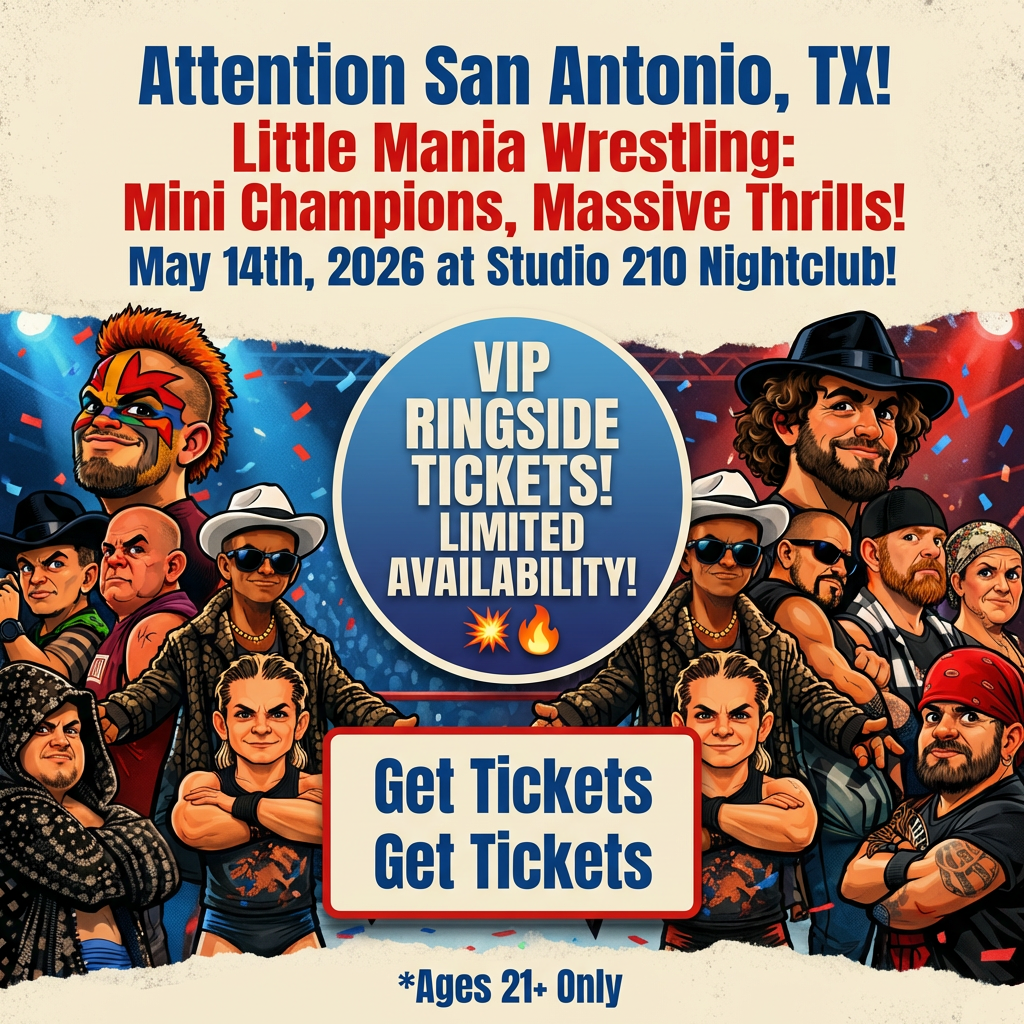 Little Mania: Thursday, May 14th, 2026, at 8:00 PM at Studio 210 Nightclub in San Antonio, TX!