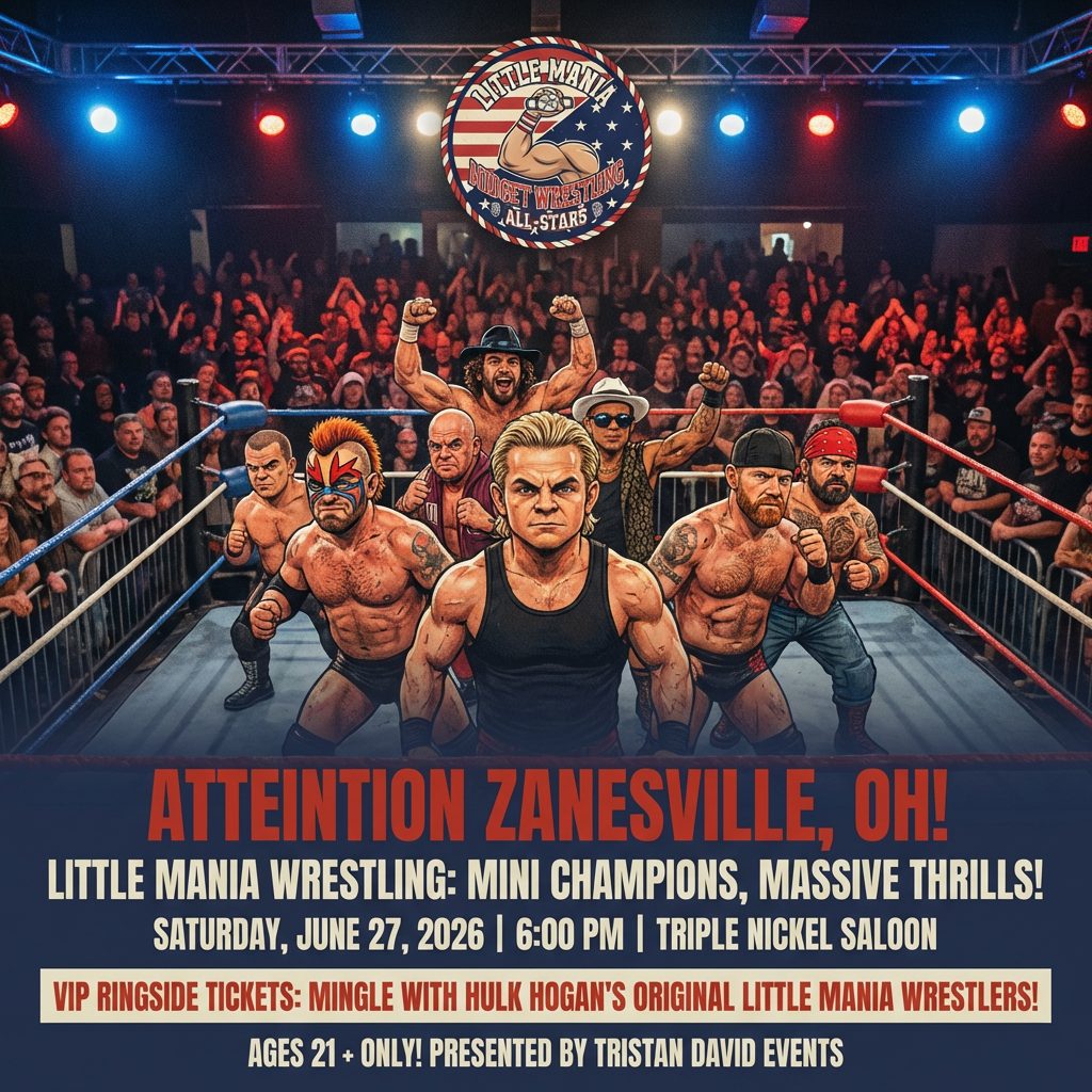 Little Mania: Saturday, June 27th, 2026, at 6:00 PM at Triple Nickel Saloon in Zanesville, OH!