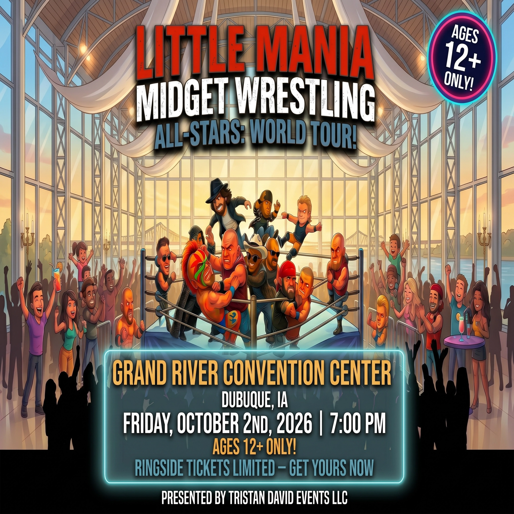Little Mania: Friday, October 2nd, 2026, at 7:00 PM at Grand River Convention Center in Dubuque, IA!