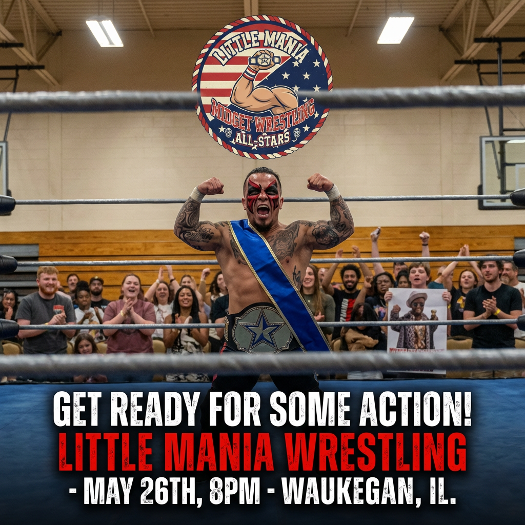 Little Mania: Tuesday, May 26th, 2026, at 8:00 PM at Lakehurst Events in Waukegan, IL!