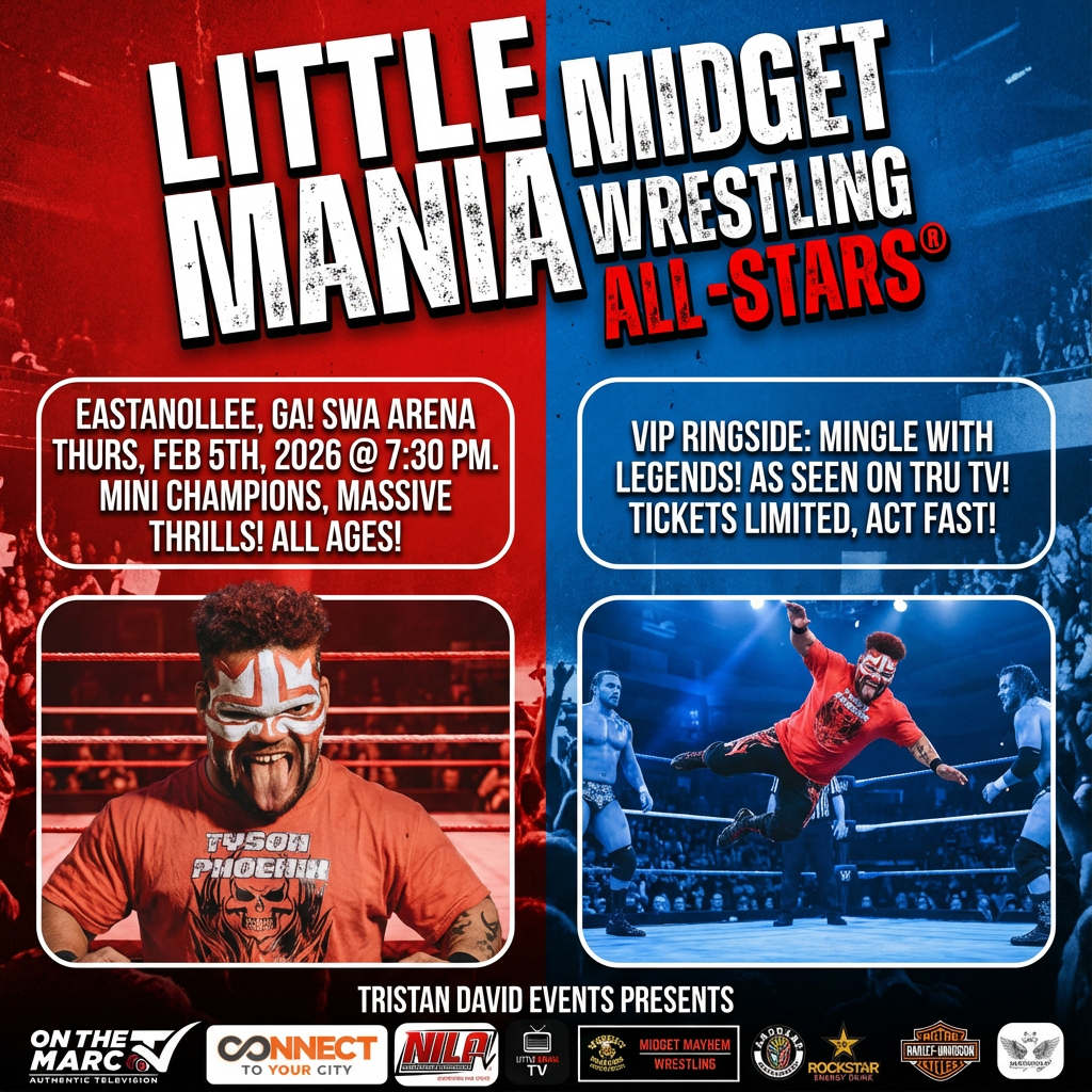 Little Mania: Thursday, February 5th, 2026, at 7:30 PM at SWA Arena in Eastanollee, GA!