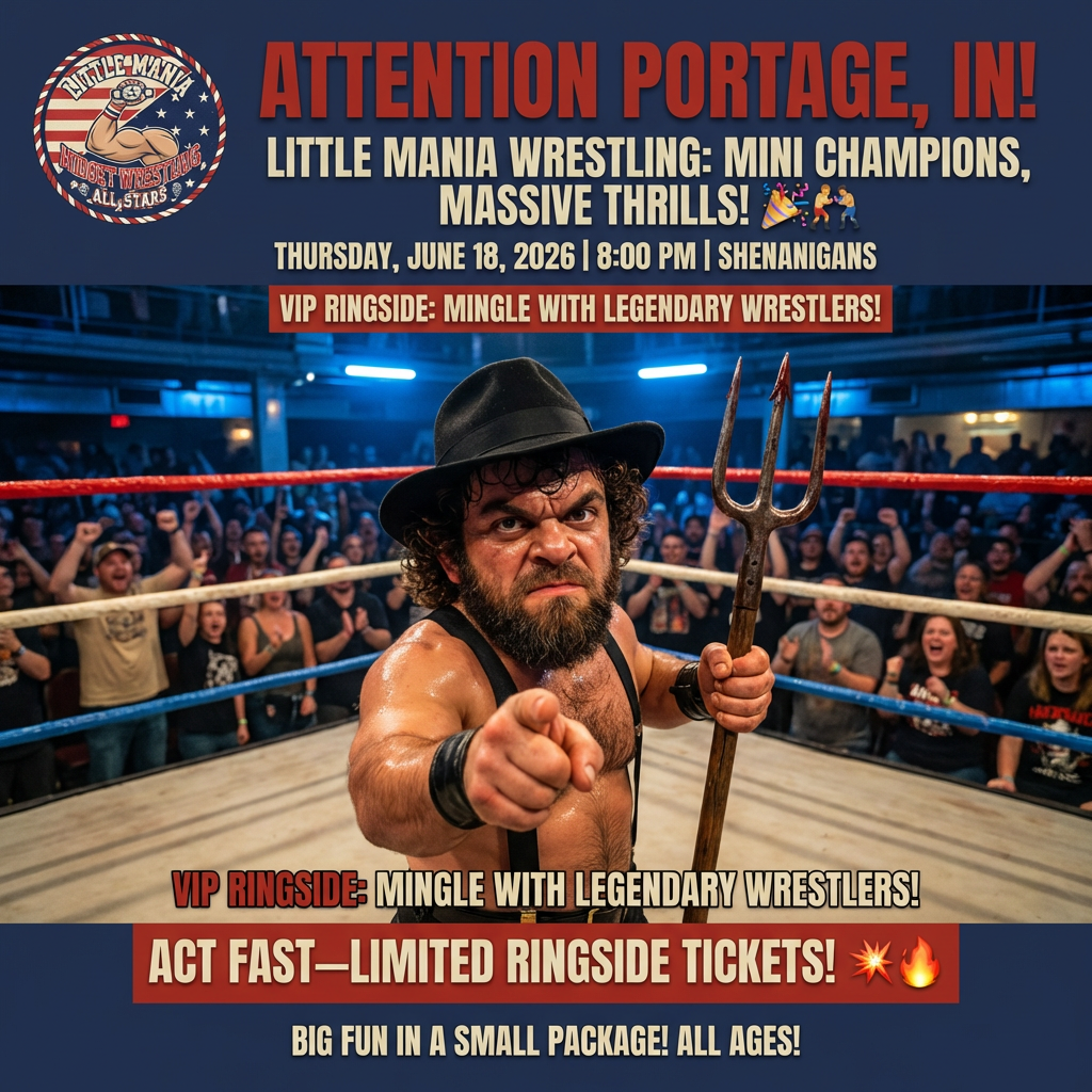 Little Mania: Thursday, June 18th, 2026, at 8:00 PM at Shenanigans in Portage, IN!