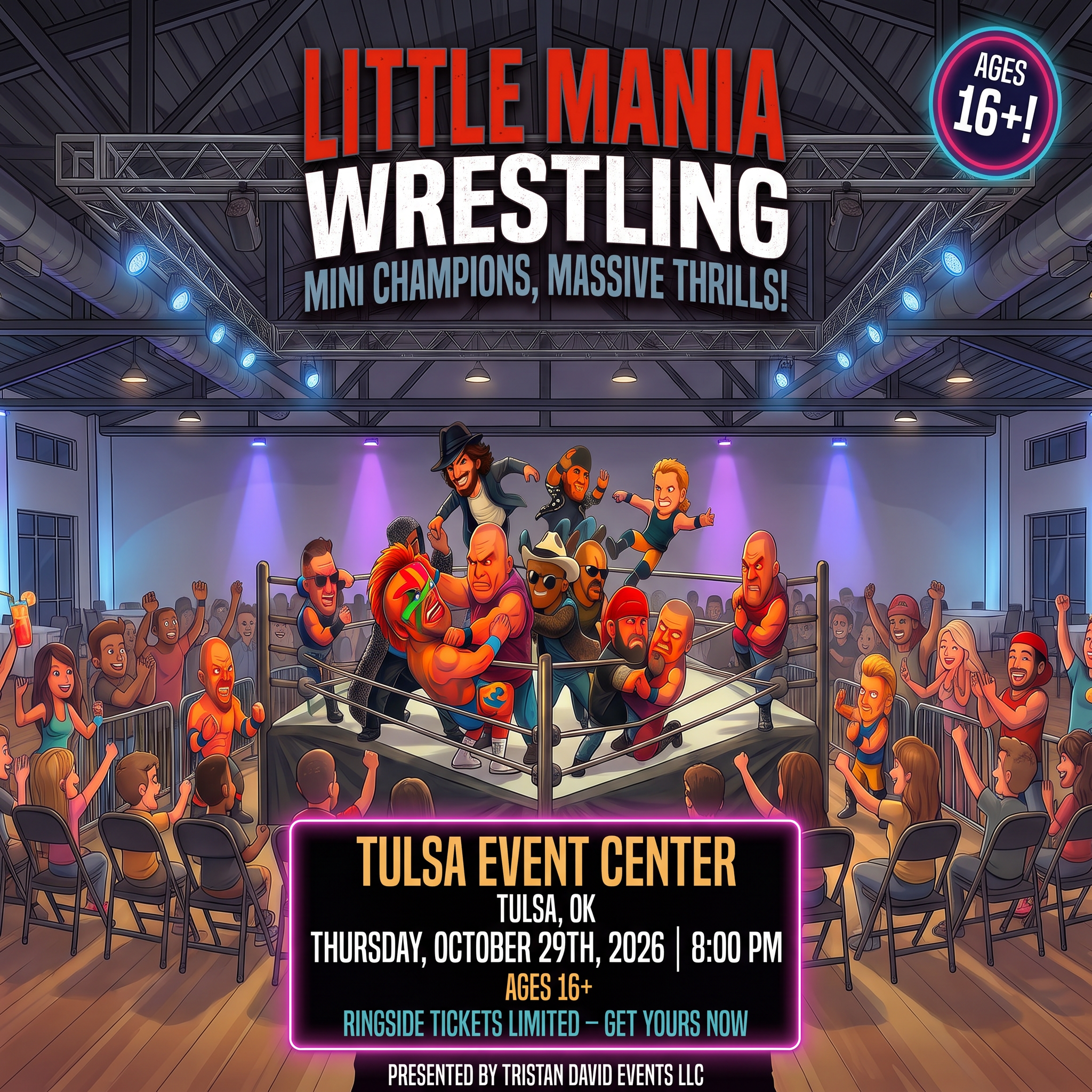 Little Mania: Thursday, October 29th, 2026, at 8:00 PM at Tulsa Event Center in Tulsa, OK!