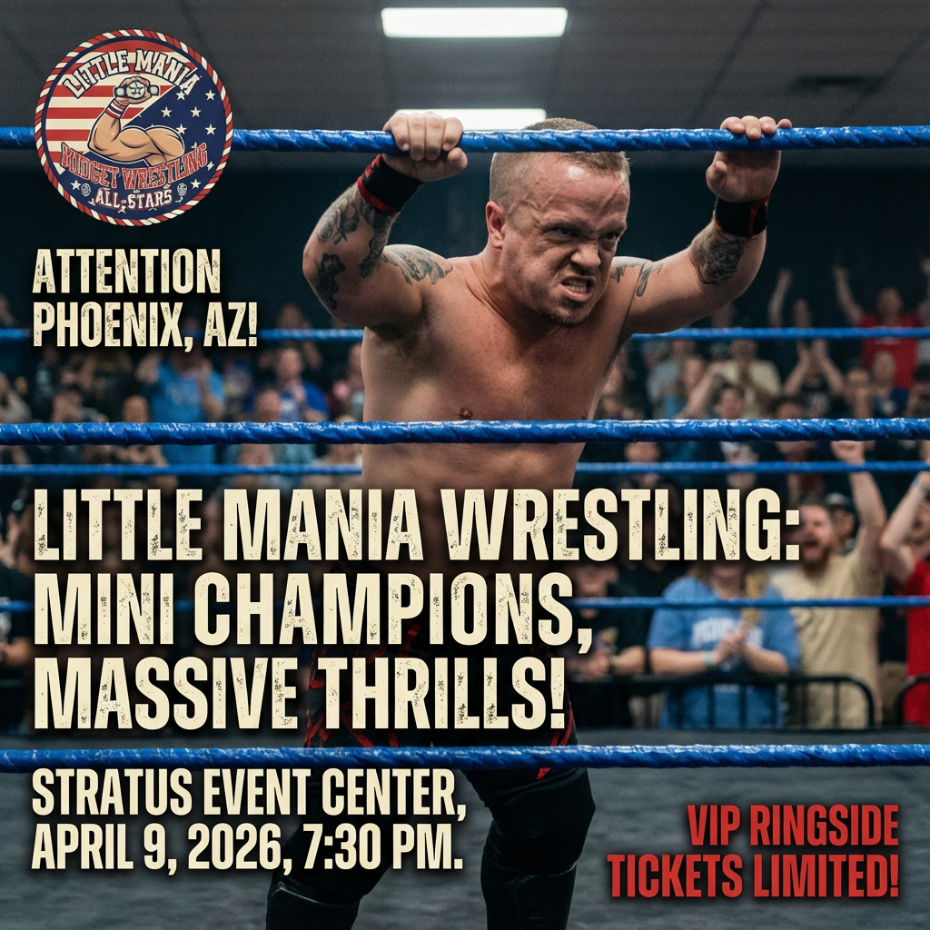 Little Mania: Thursday, April 9th, 2026, at 7:30 PM at Stratus Event Center in Phoenix, AZ!